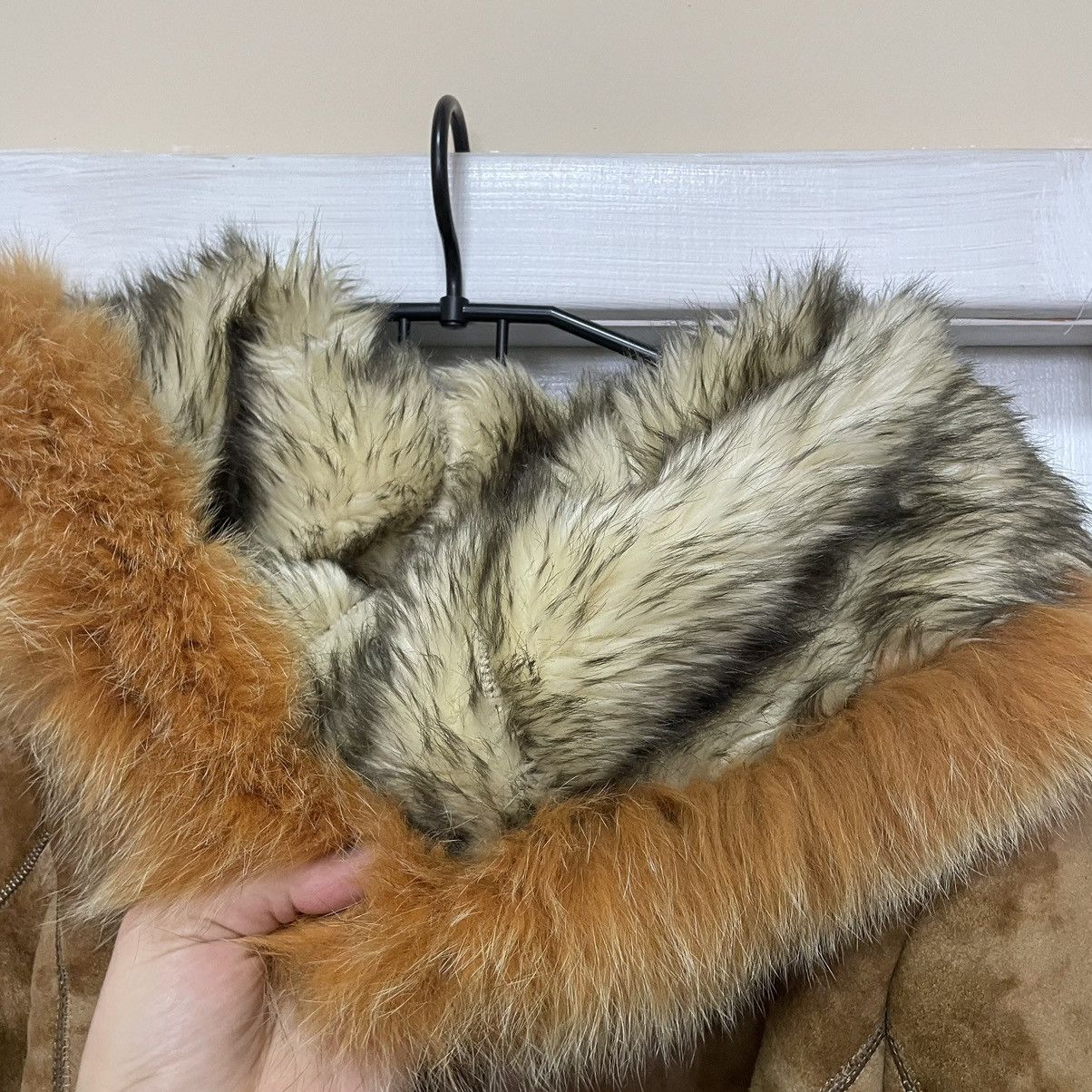 Y2K Mohair Fur jacket ifsixwasnine LGB coat faux mesh mohair