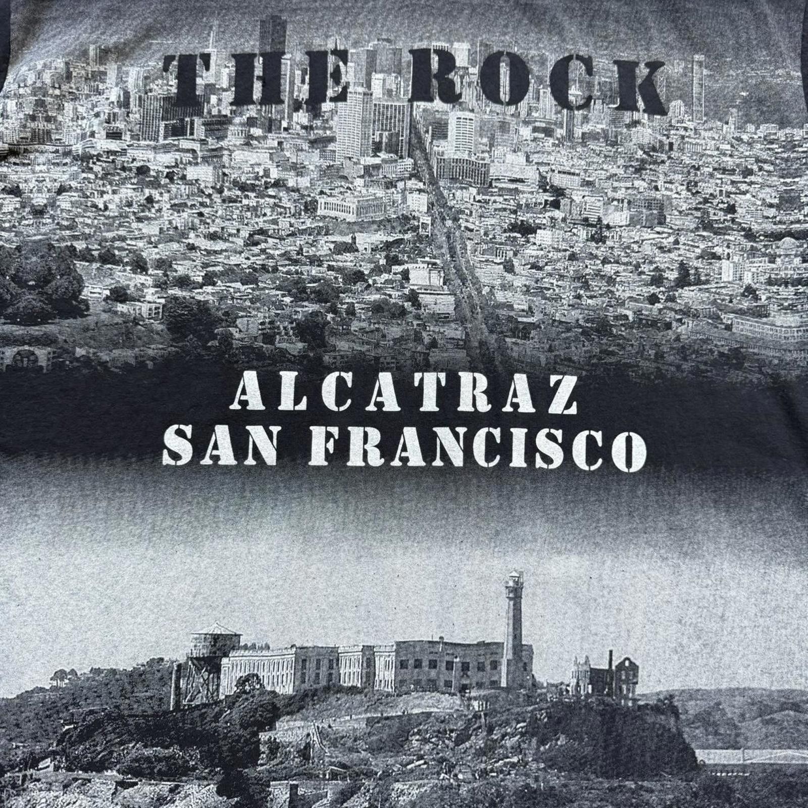 Other Alcatraz San Francisco “The Rock” Vintage Faded Y2K T-shirt Size US XXL / EU 58 / 5 - 3 Thumbnail