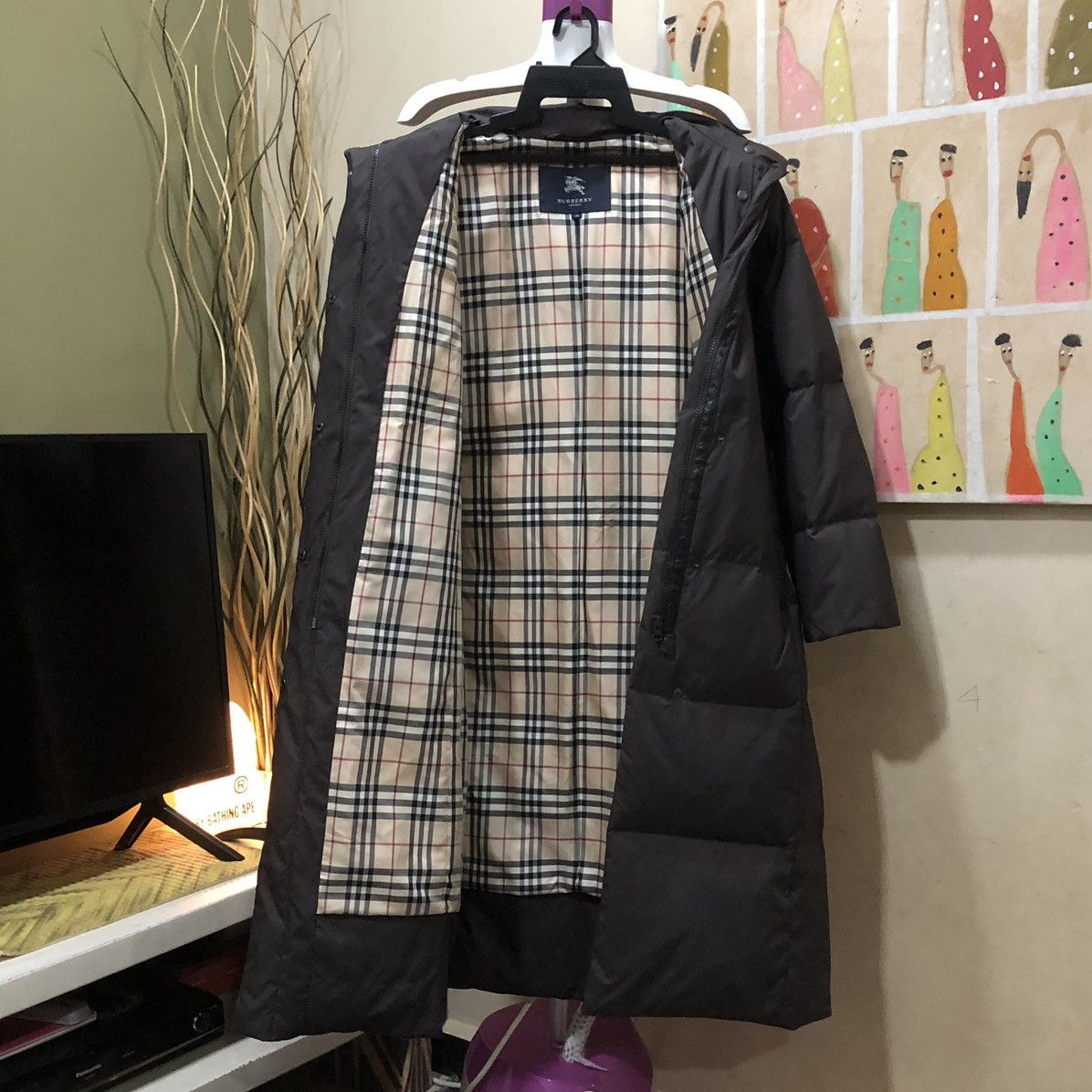 Burberry Burberry London Women Zip Up Snap Button Puffer Coat Size M / US 6-8 / IT 42-44 - 6 Thumbnail