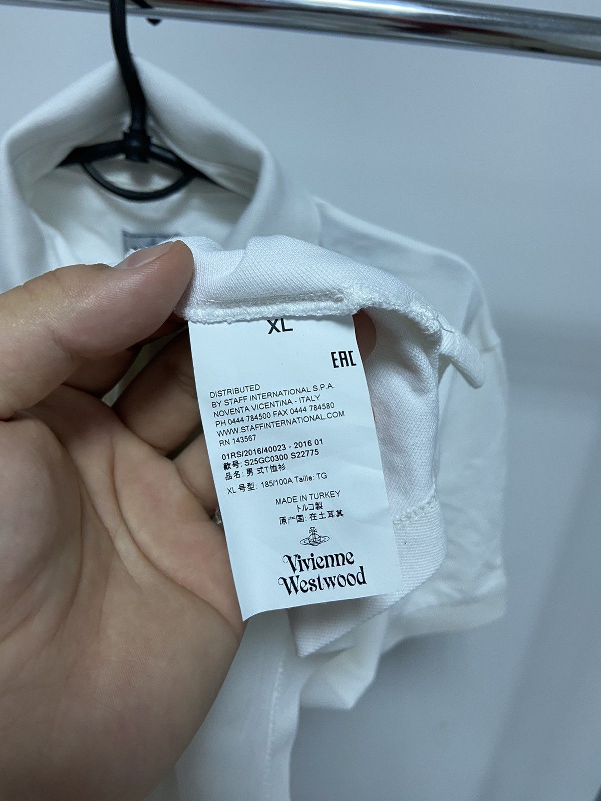 Vivienne Westwood Vivienne Westwood Polo T Shirt Vintage Small Orb Logo Luxury Size US XL / EU 56 / 4 - 6 Thumbnail