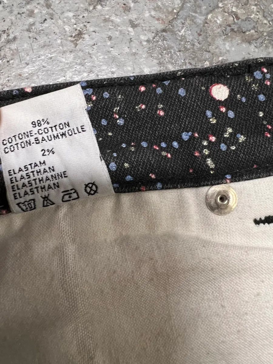 Designer × Roberto Cavalli × Vintage 2000s Roberto Cavalli Red Galaxy Expansion Embellished Pants Size 28" / US 6 / IT 42 - 8 Thumbnail