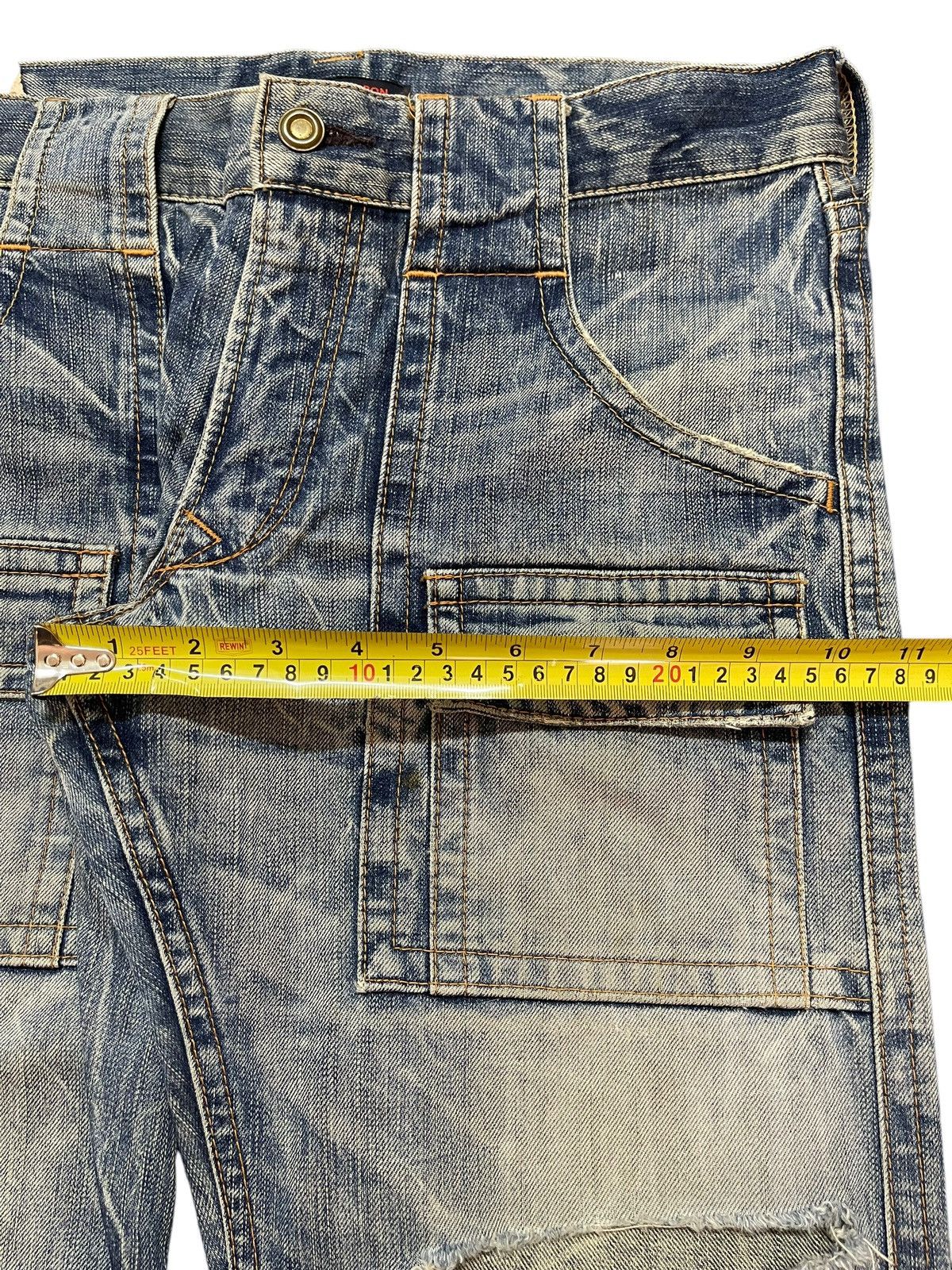 Hysteric Glamour Vintage Japanese Brand Bush Pants Thunder Wash Baggy Jeans Size US 32 / EU 48 - 16 Thumbnail