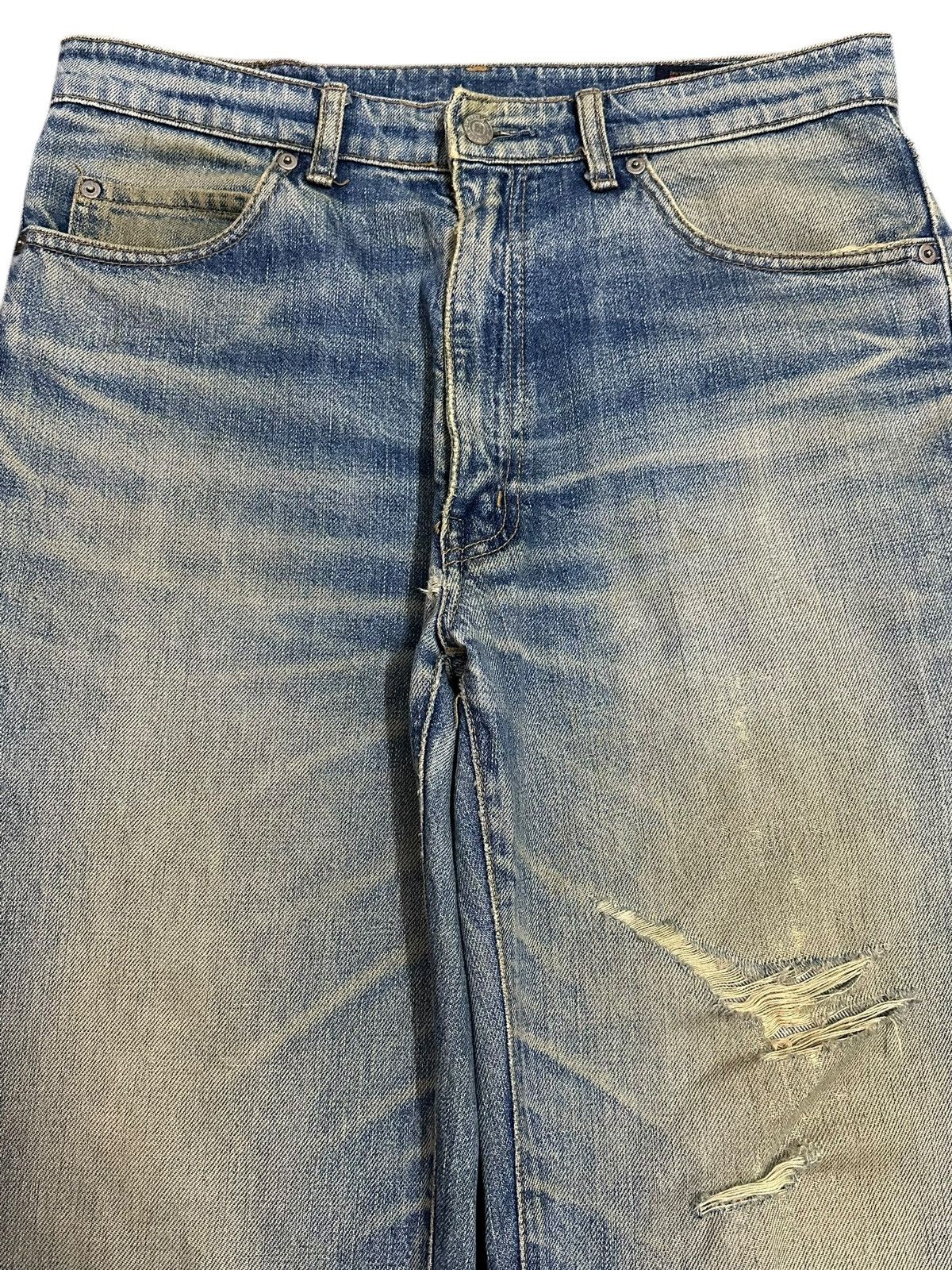 Big John Vintage Big John Mud Wash Distressed Baggy Jeans Size US 32 / EU 48 - 3 Thumbnail