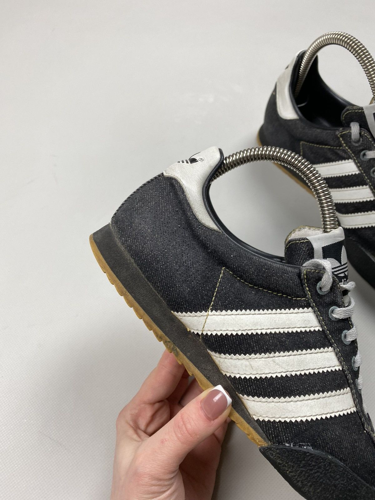 Adidas × Vintage Adidas Vintage Y2K Denim Low Top Sneakers Shoes Size US 5.5 Size US 5.5 / IT 35.5 - 8 Thumbnail