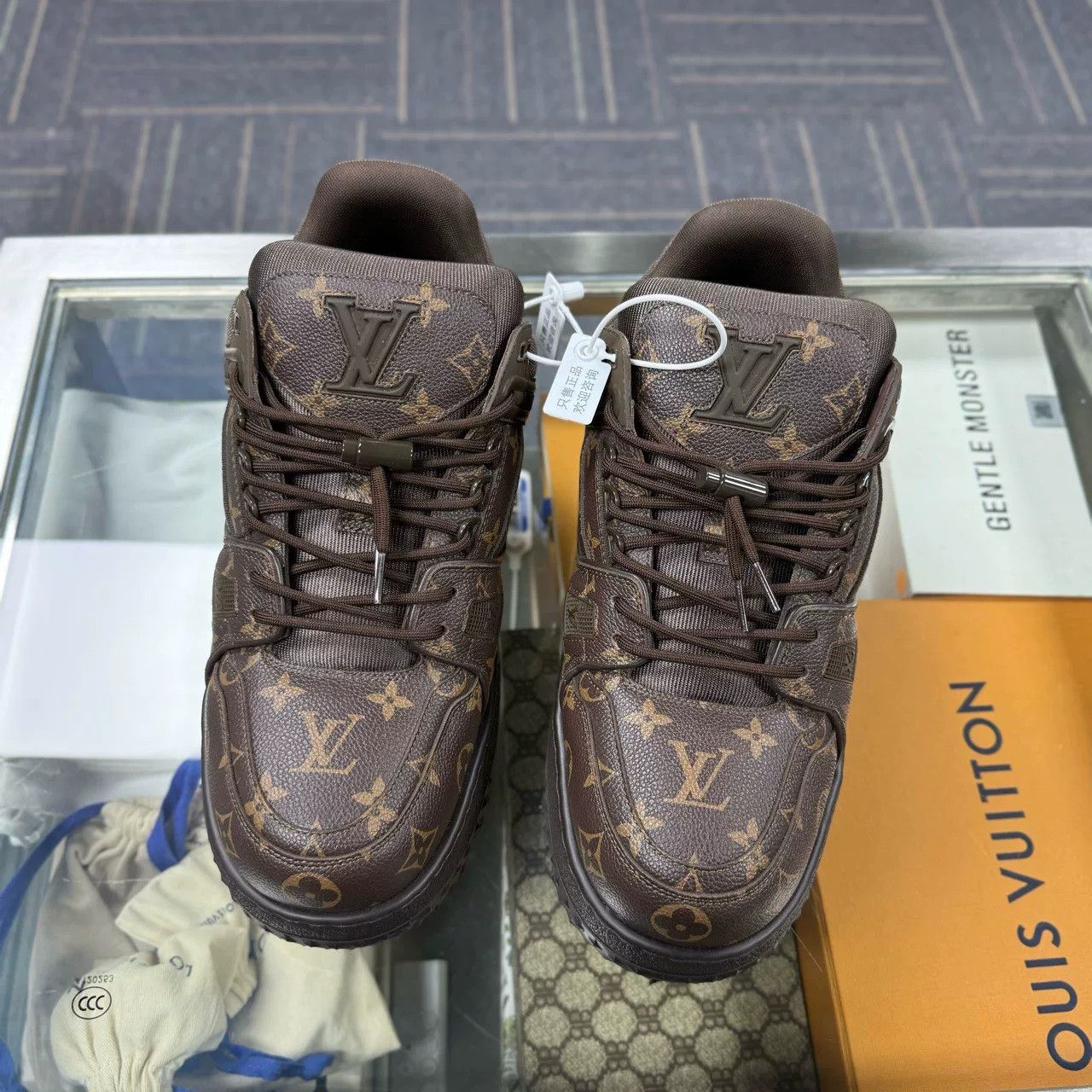 Louis Vuitton Louis Vuitton LV Trainer Maxi Monogram Size US 12 / EU 45 - 1 Thumbnail