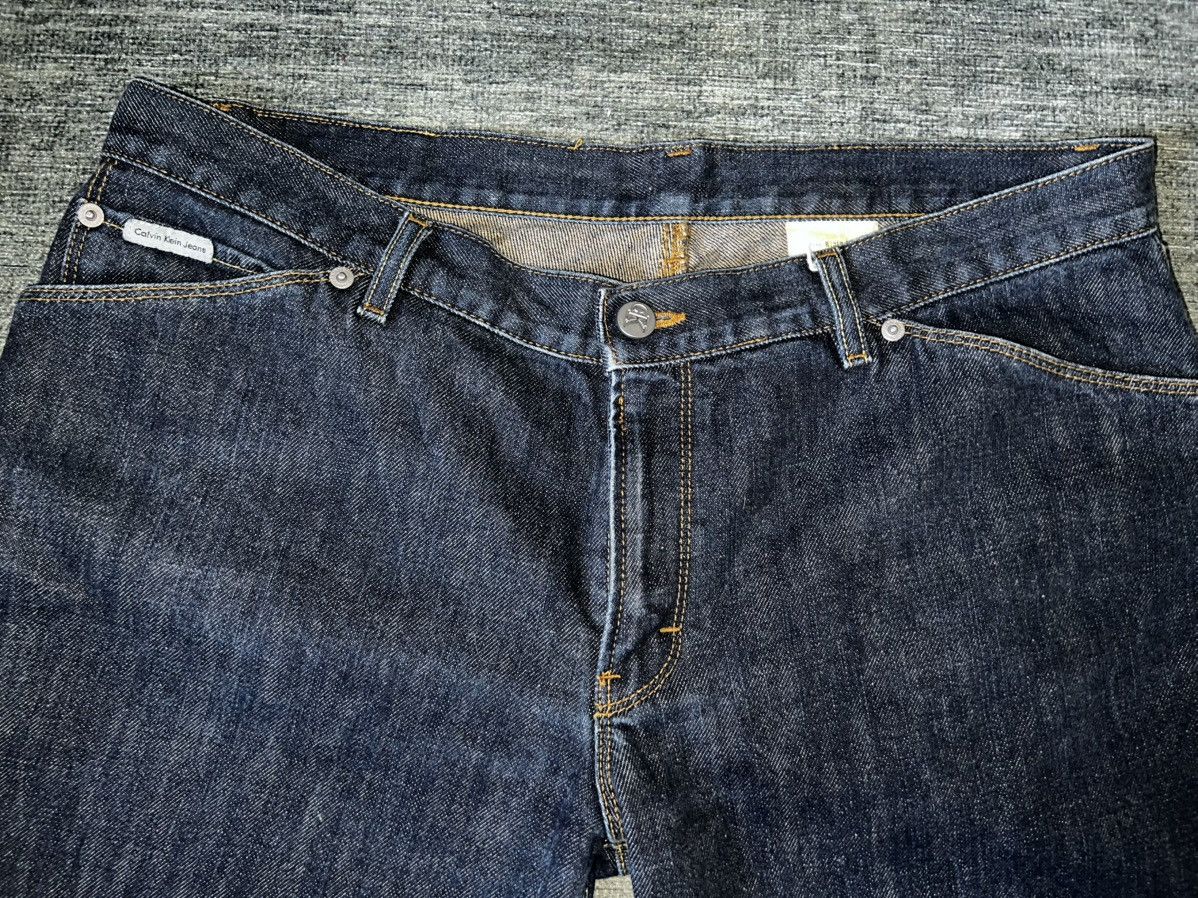 Calvin Klein × Vintage Vintage CALVIN KLEIN Jeans Flared Dark Blue Size US 34 / EU 50 - 4 Thumbnail