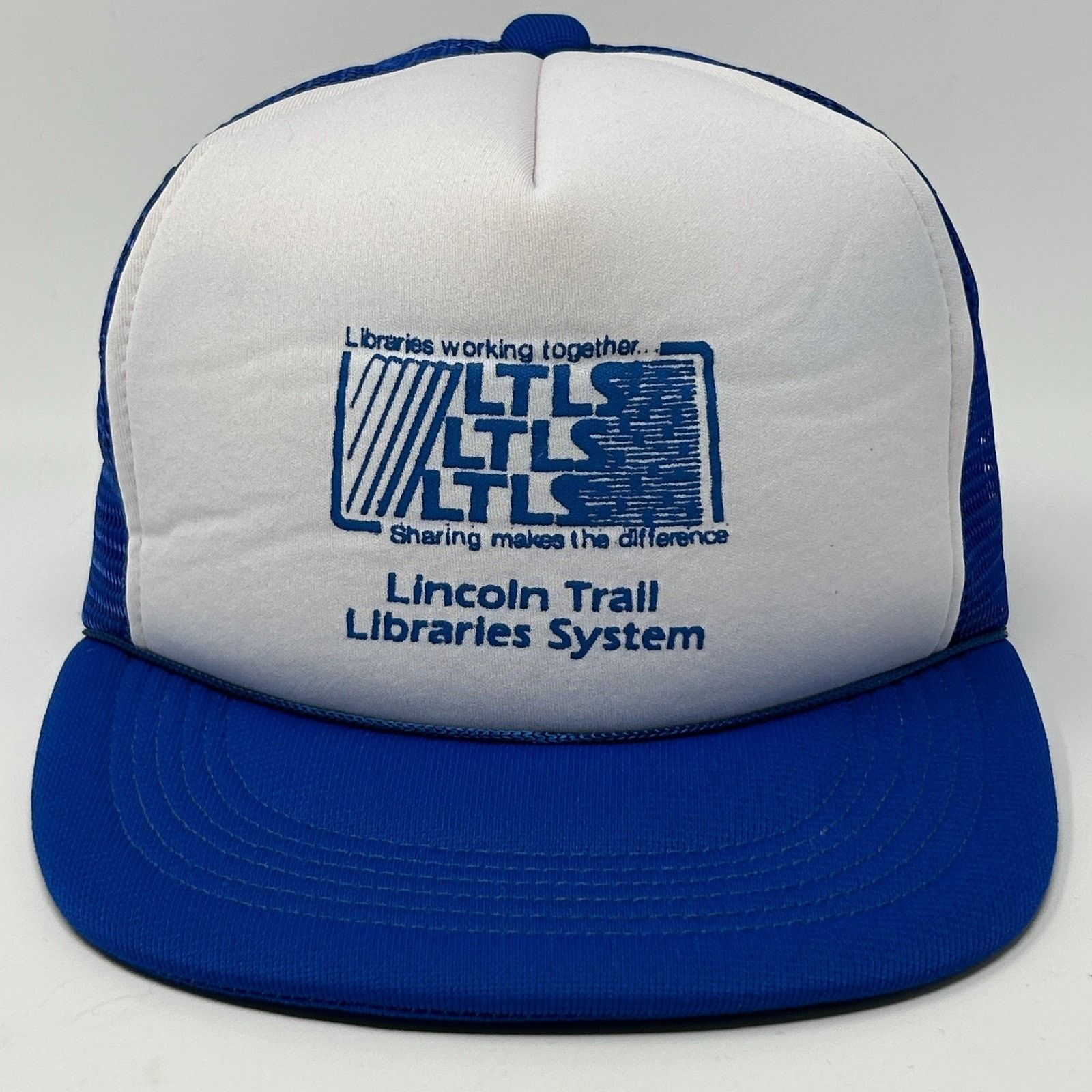 Vintage Vintage 80s Illinois Libraries Trucker Hat Baseball Cap Size ONE SIZE - 1 Thumbnail