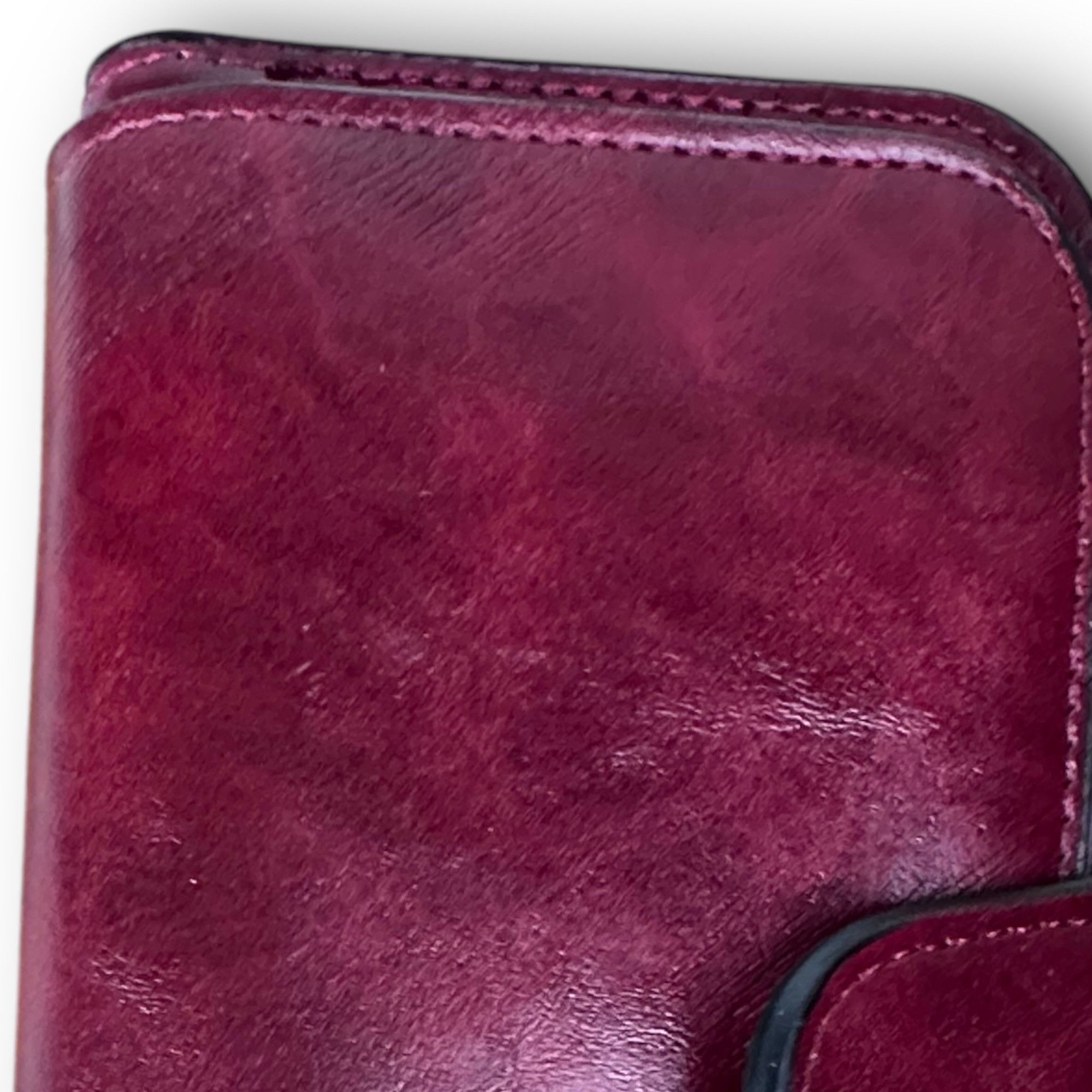 Other MenSense Burgandy Genuine Leather Wallet Card Slots ID Windo Size ONE SIZE - 11 Thumbnail