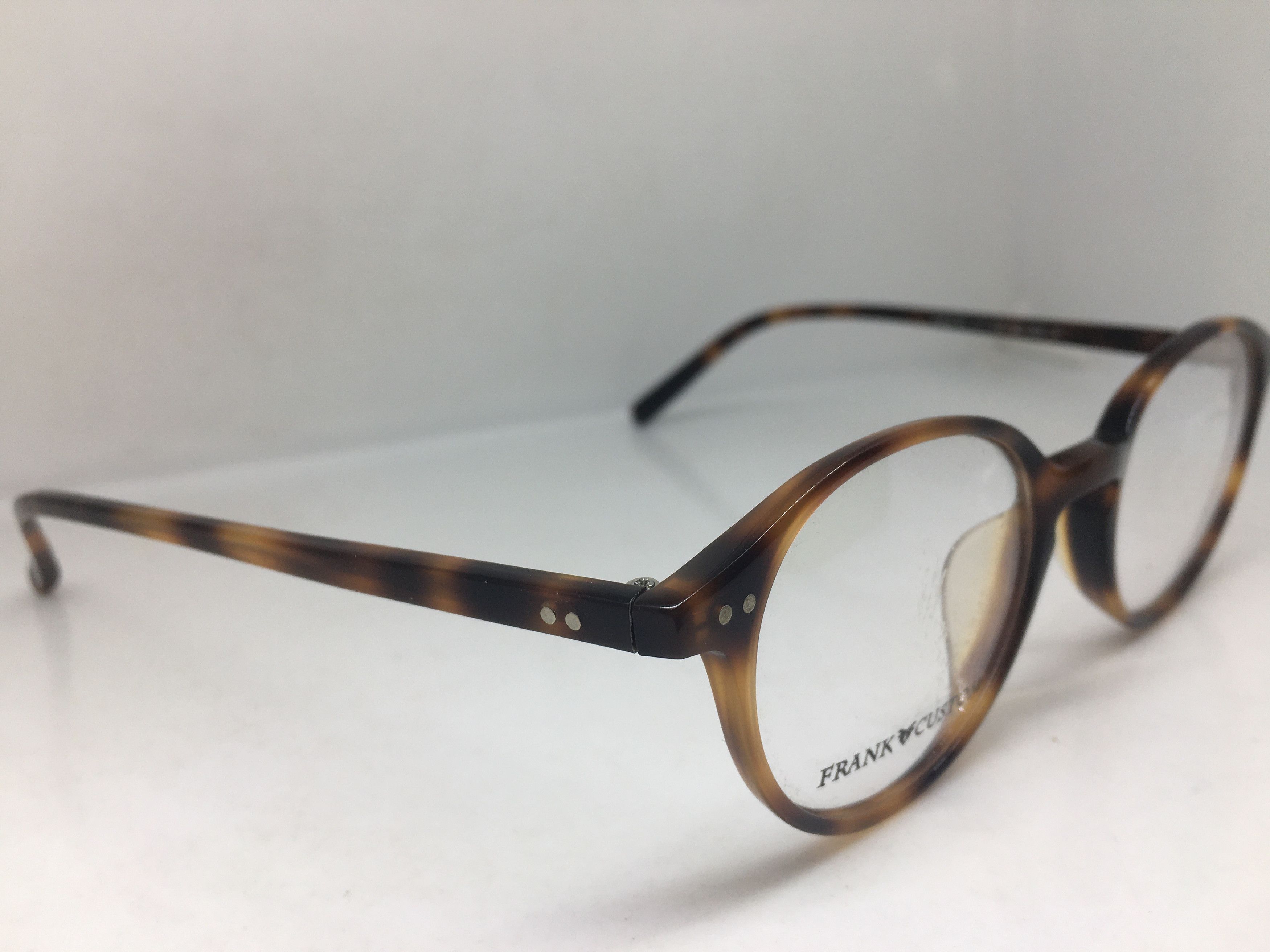 Other Frank Custom ARISTOCRAT Tortoise Eyeglasses Frame Size ONE SIZE - 2 Thumbnail