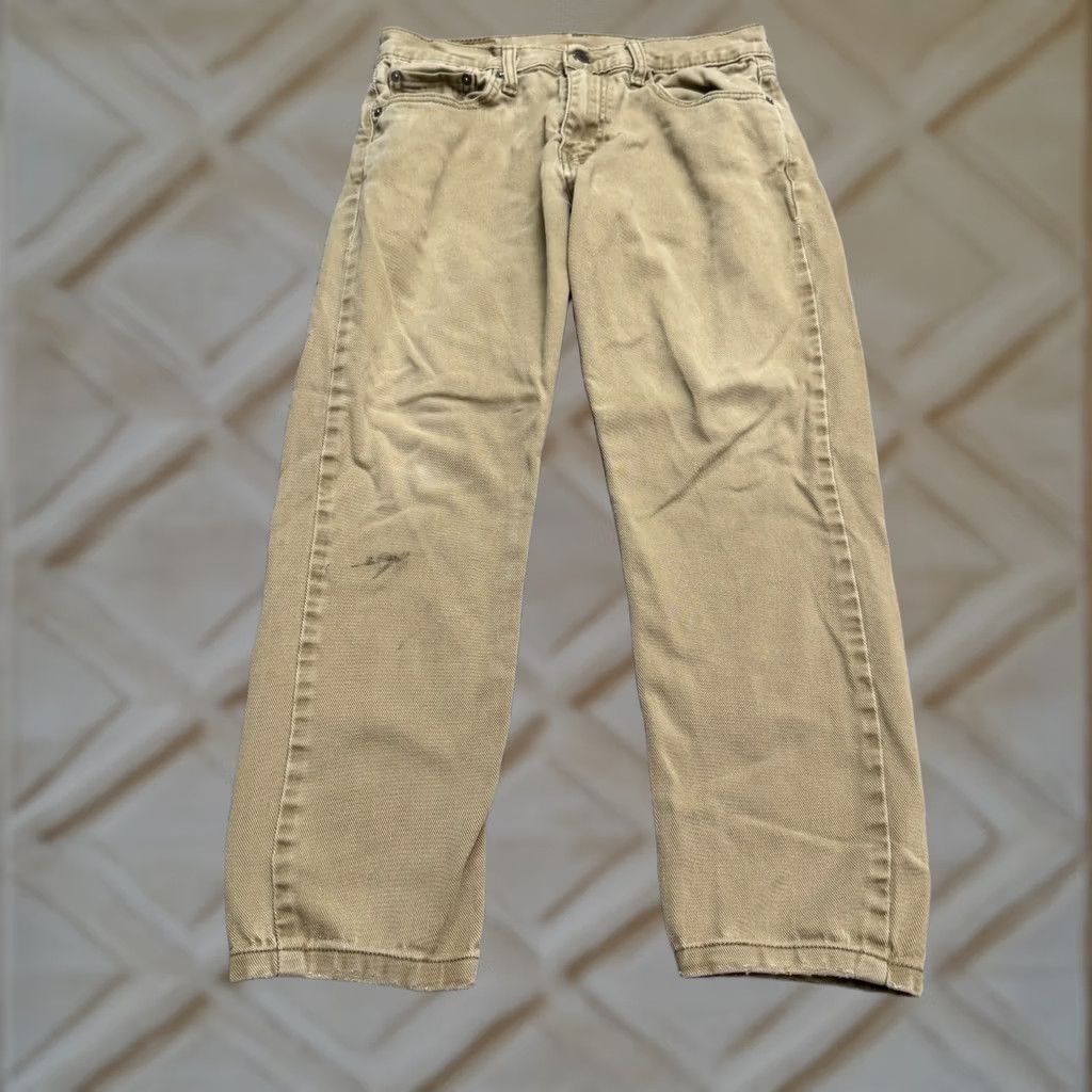 Levi's Levi's 512 Slim Fit Taper Denim Jeans Womens 30x30 Khaki Brown Stretch Casual Size 30" / US 8 / IT 44 - 1 Thumbnail