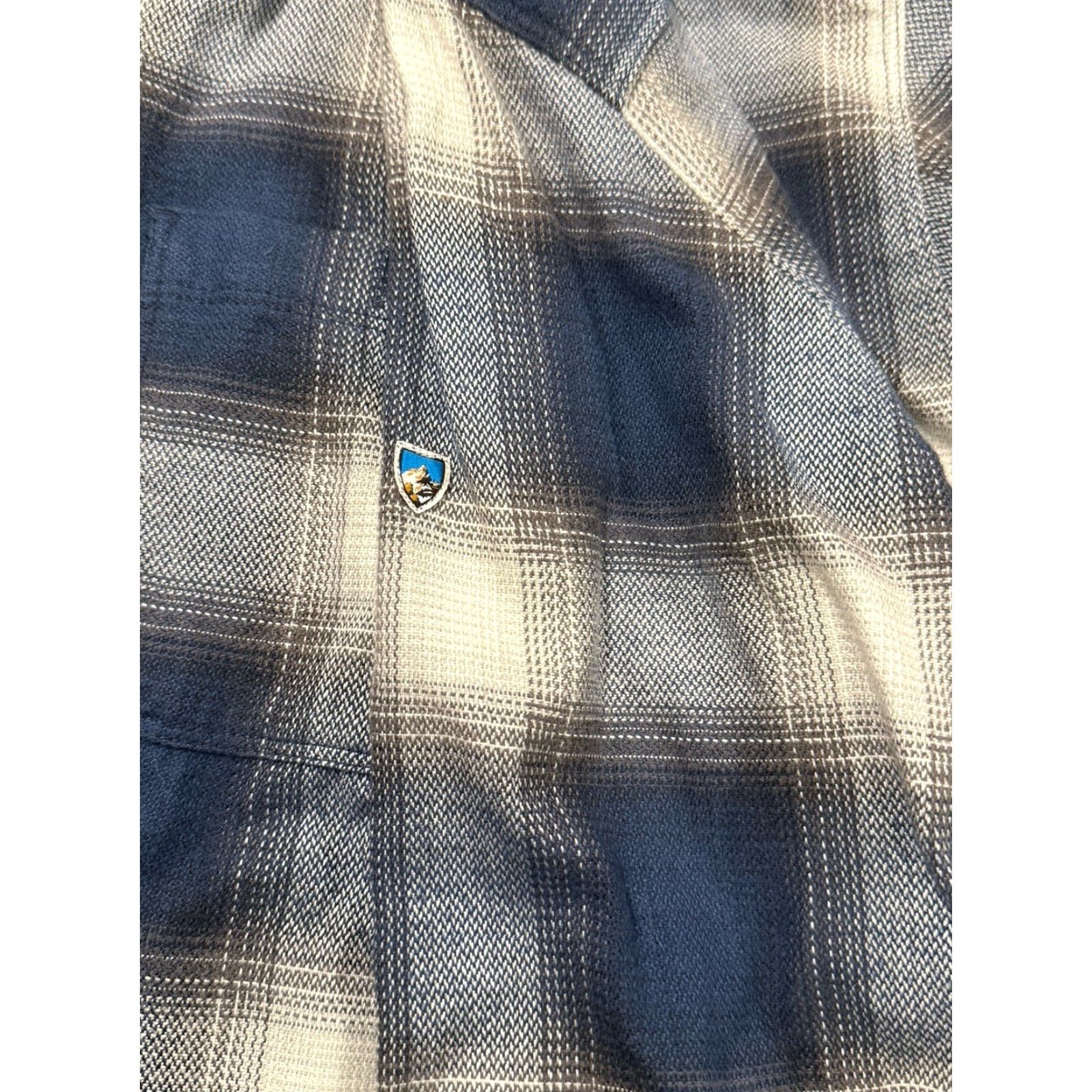 Vintage Kuhl The Law Flannel Shirt Men Medium Blue Plaid Button-Down Long Sleeve Gorpcore Mens Size US M / EU 48-50 / 2 - 8 Thumbnail