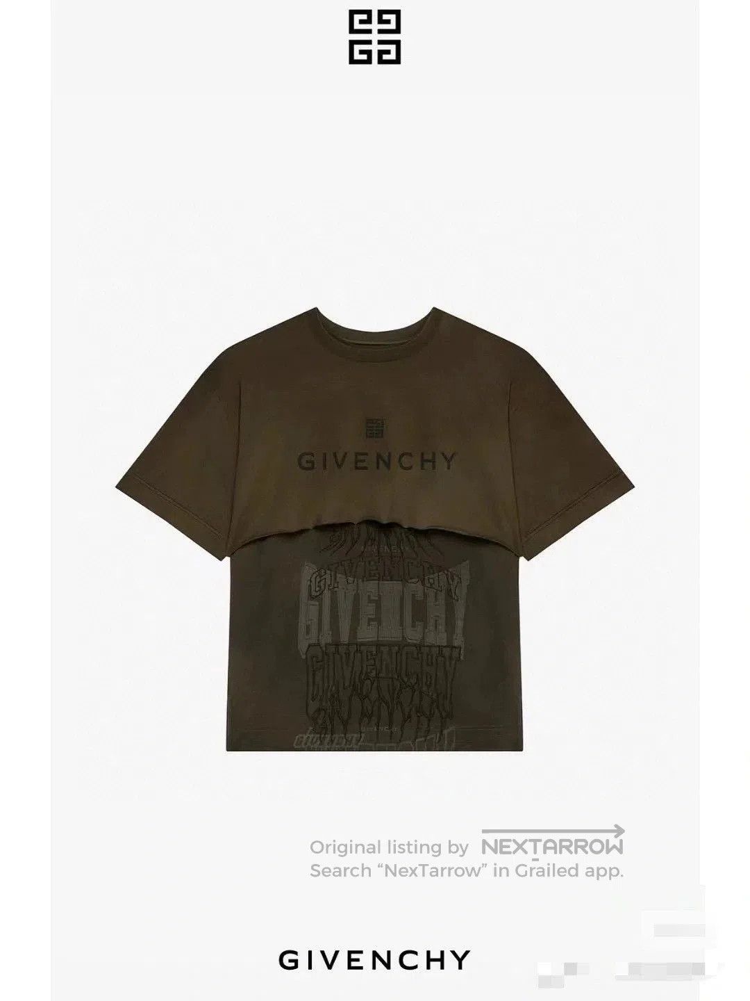 Givenchy Givenchy Runway Layered Short Sleeve T-shirt. Size US XL / EU 56 / 4 - 1 Thumbnail