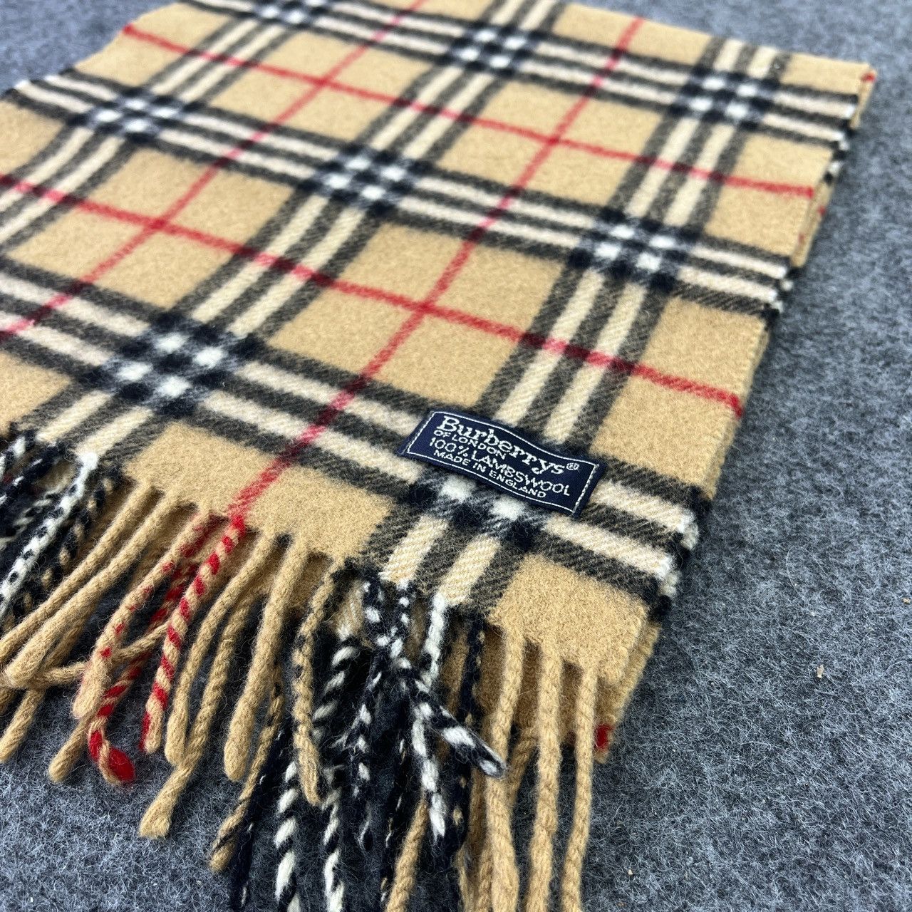 Burberry × Vintage Burberry Novacheck Scarf / Muffler / Neckwear - T075 Size ONE SIZE - 5 Thumbnail