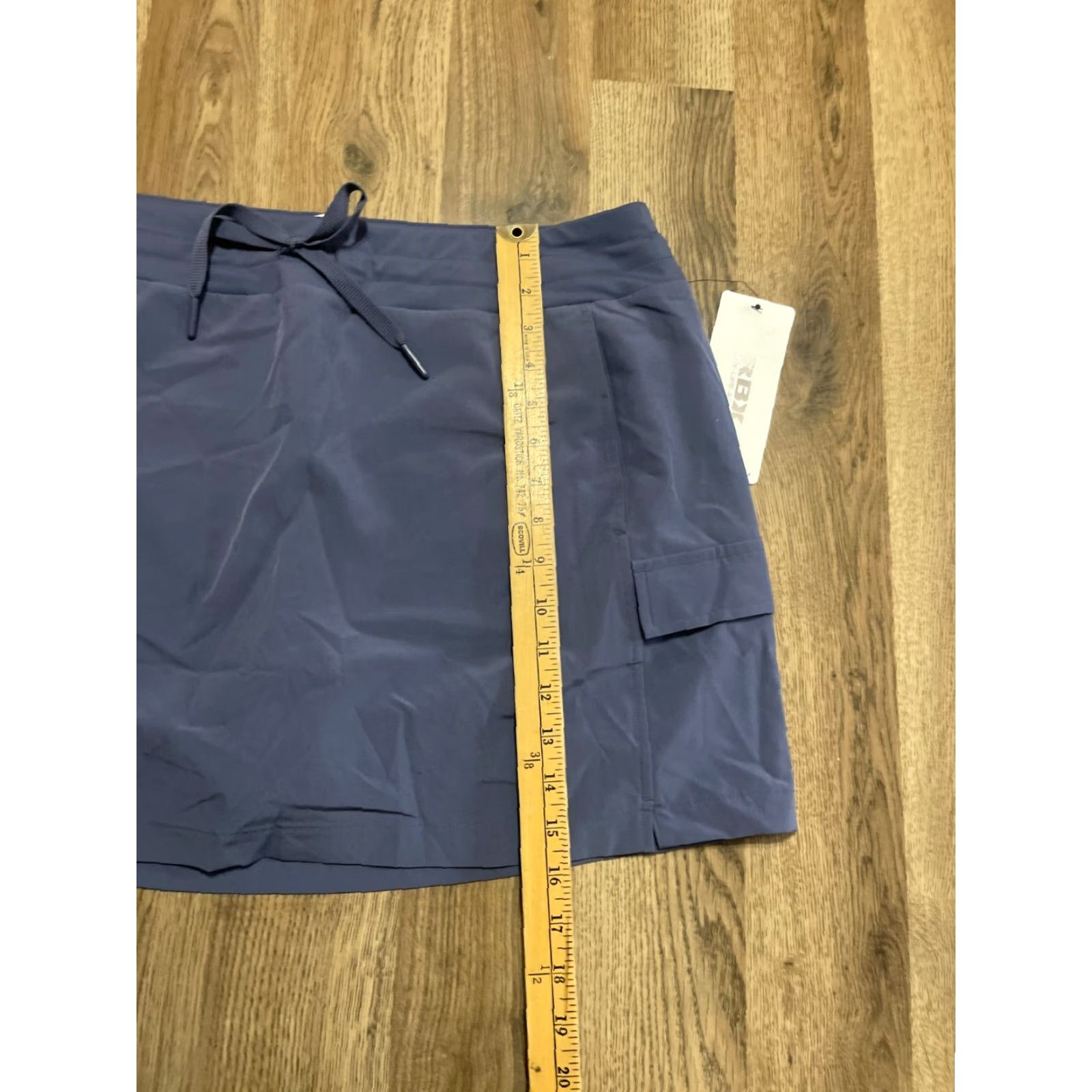 Vintage RBX Skirt Women XL Purple Mini Built in Shorts Tie Waist Casual Womens Size 40" / US 18 - 7 Thumbnail