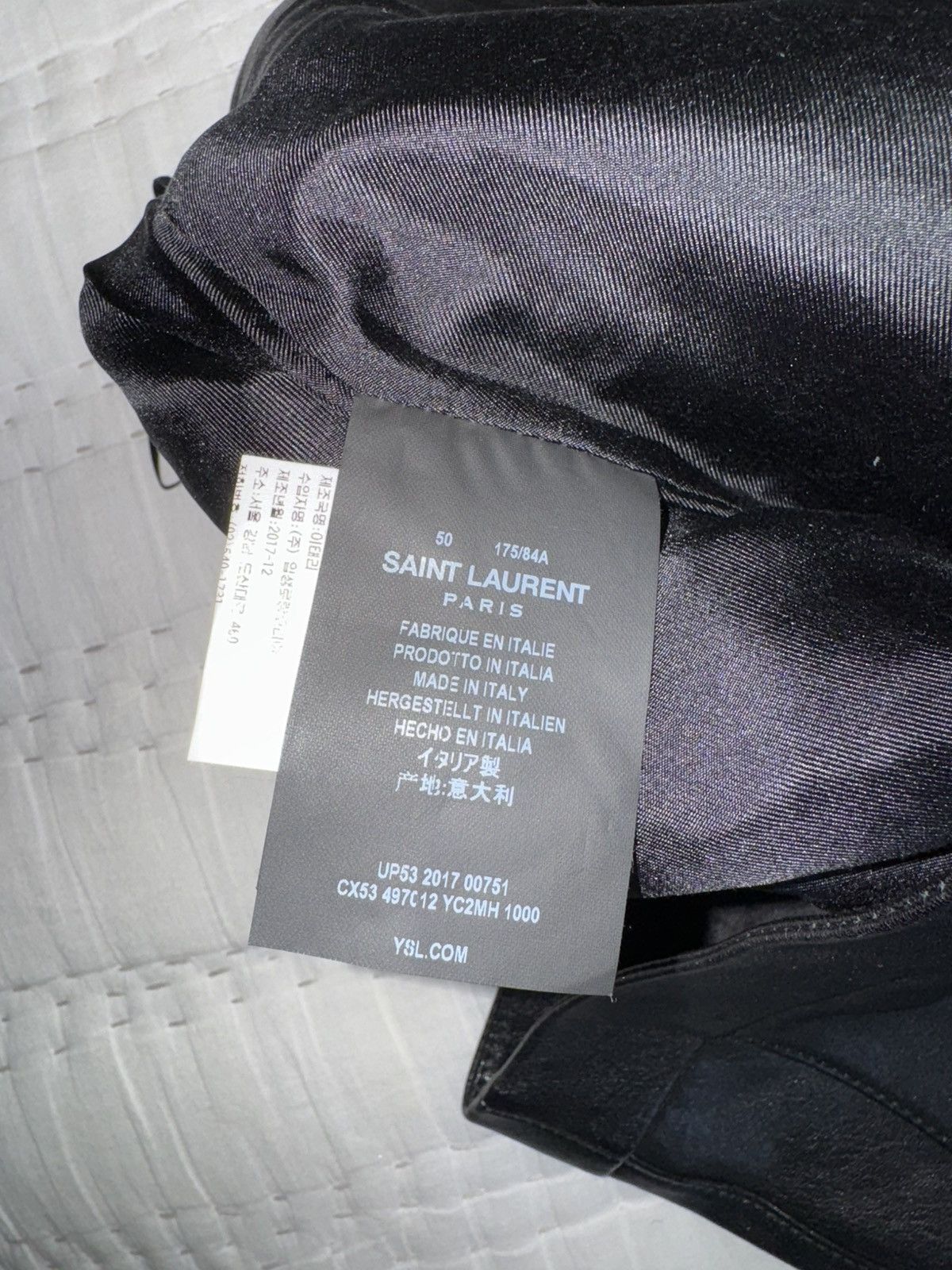 Saint Laurent Paris Saint Laurent Leather Pants Size US 34 / EU 50 - 3 Thumbnail