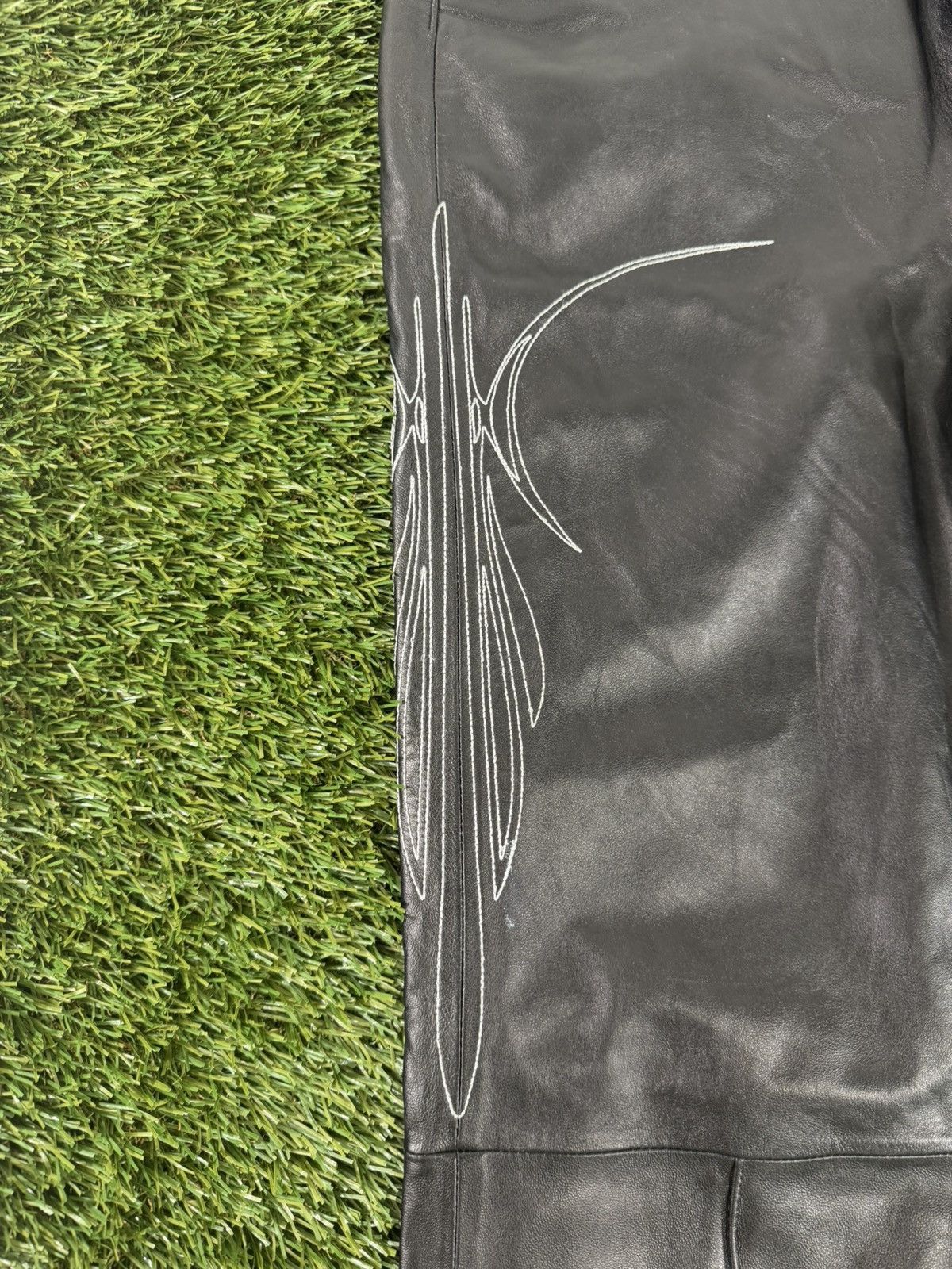 C2H4 C2H4 Black Lambskin Leather Pants Size US 38 / EU 54 - 2 Thumbnail