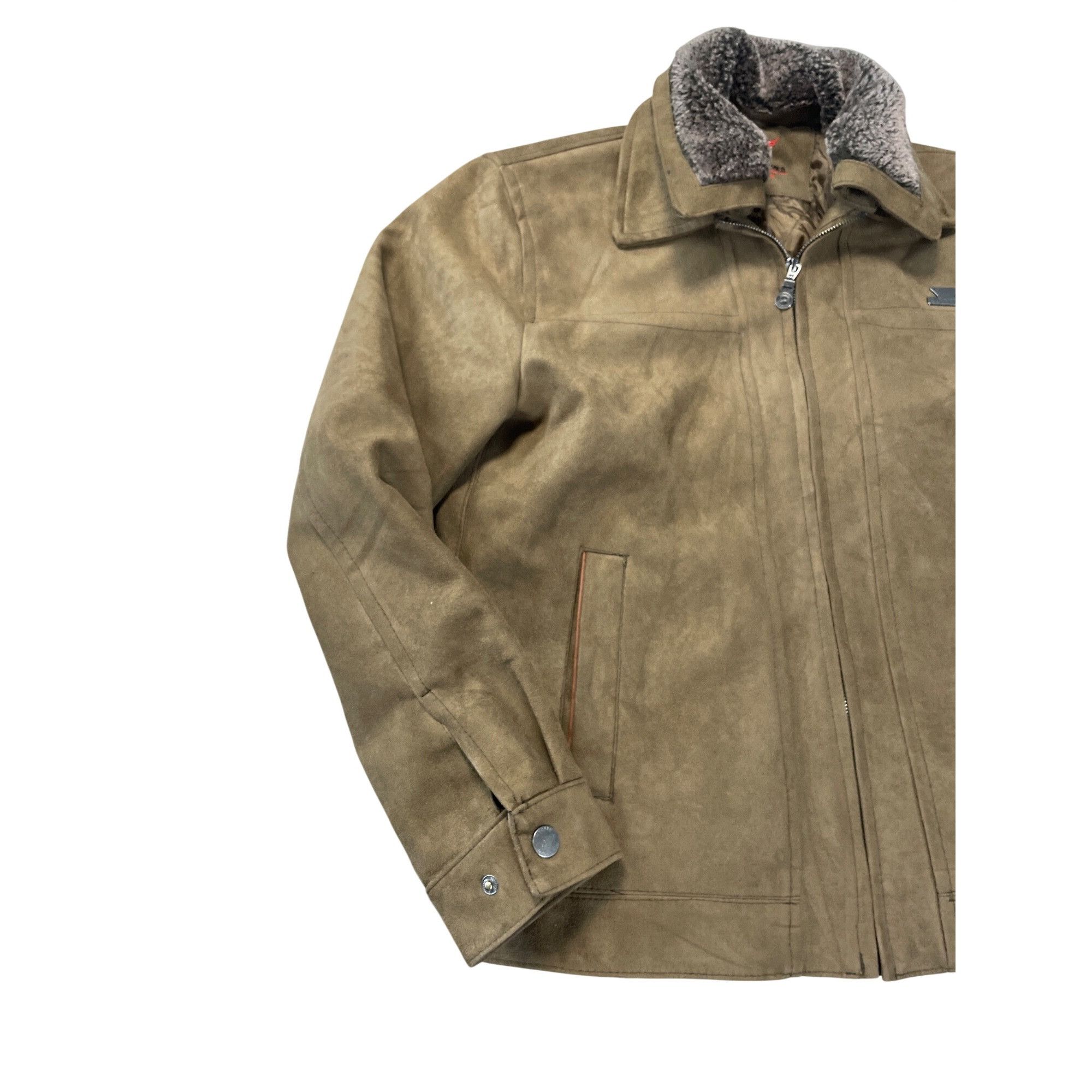 Other Rosso Black Gold Mens Brown suede Italian Boutique jacket/co Size US L / EU 52-54 / 3 - 5 Thumbnail