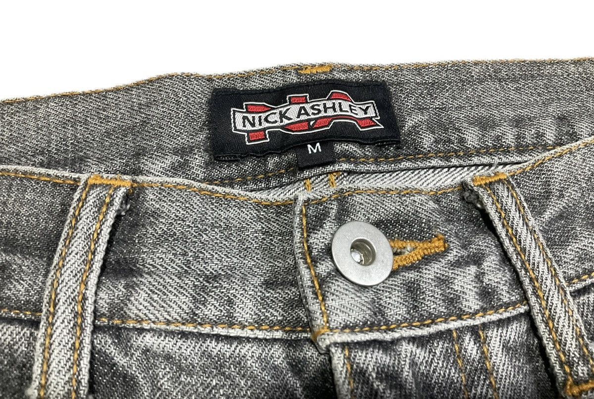 Hysteric Glamour × Japanese Brand × Le Grande Bleu (L.G.B.) 🔥Sick Y2K Nick Ashley Zipper Flared Denim Size US 30 / EU 46 - 14 Thumbnail