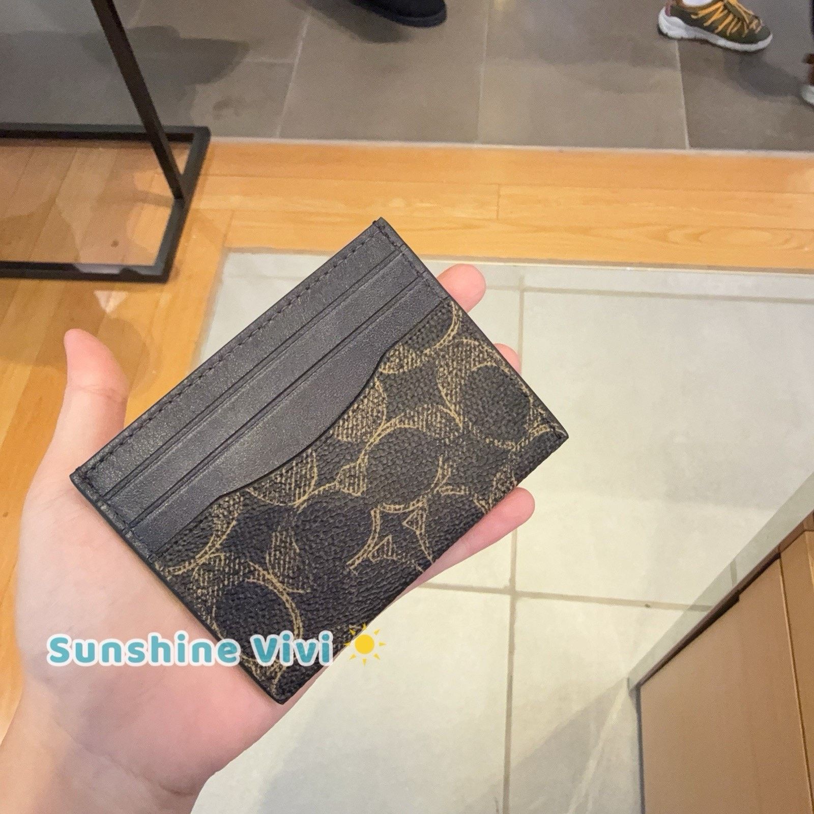 Coach NWT Coach Slim Id Card Case In Signature Canvas CEB83 brown Size ONE SIZE - 1 Thumbnail