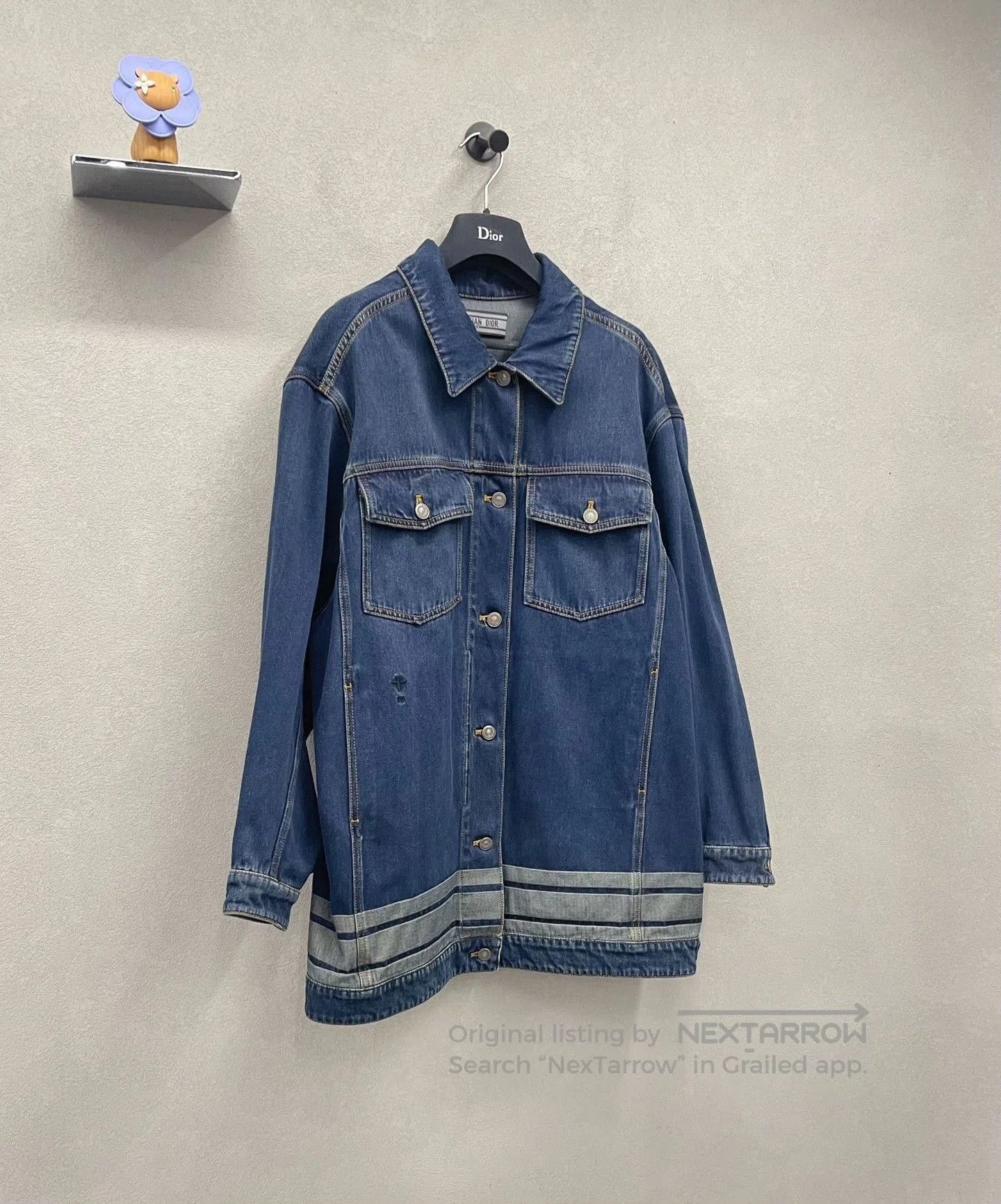 Dior Dior Embroidered Logo Denim Jacket. Size US L / EU 52-54 / 3 - 3 Thumbnail