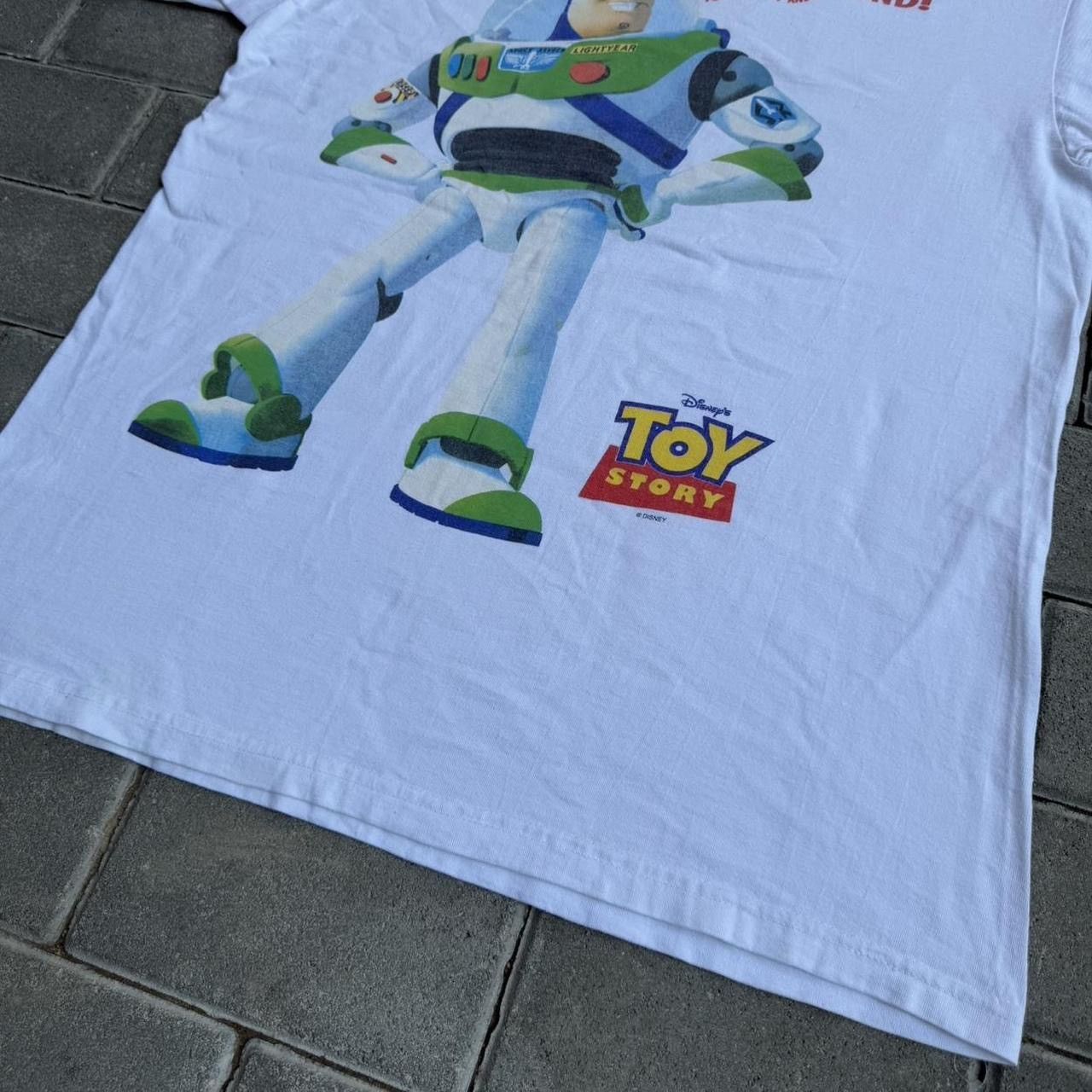 Vintage Disney Vintage 90s Toy Story Buzz Lightyear T-shirt Size US L / EU 52-54 / 3 - 4 Thumbnail