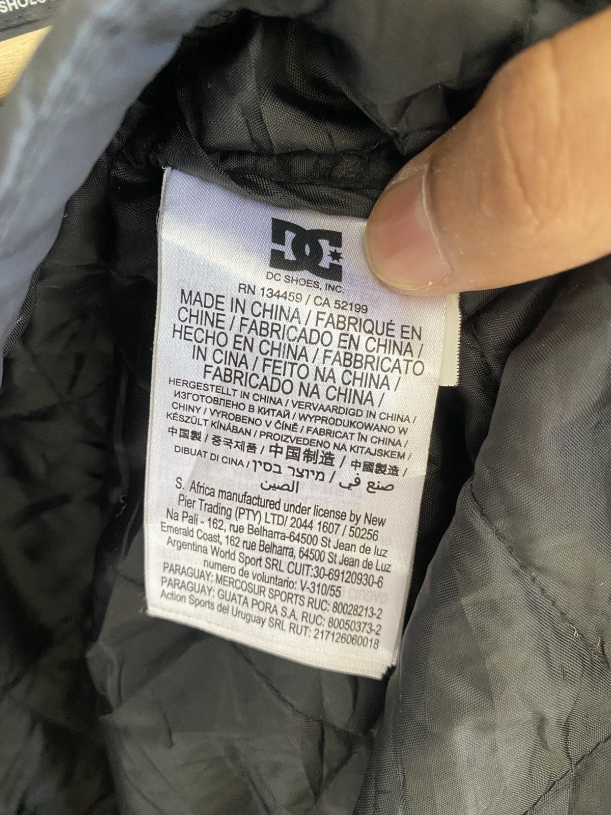 DC Dc shoes Quilted Jacket Size US XXL / EU 58 / 5 - 7 Thumbnail