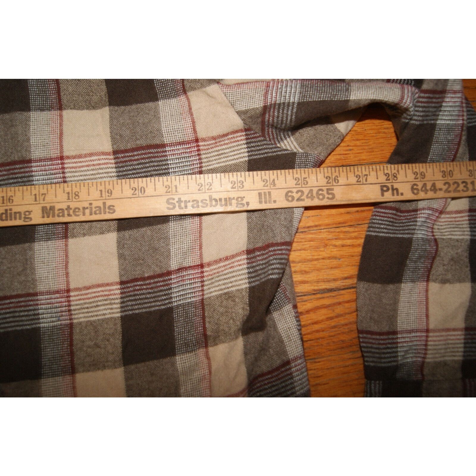 Sears VTG Sears Mens Flannel Shirt XL 17-17.5 Plaid Rockabilly Size US XL / EU 56 / 4 - 8 Thumbnail