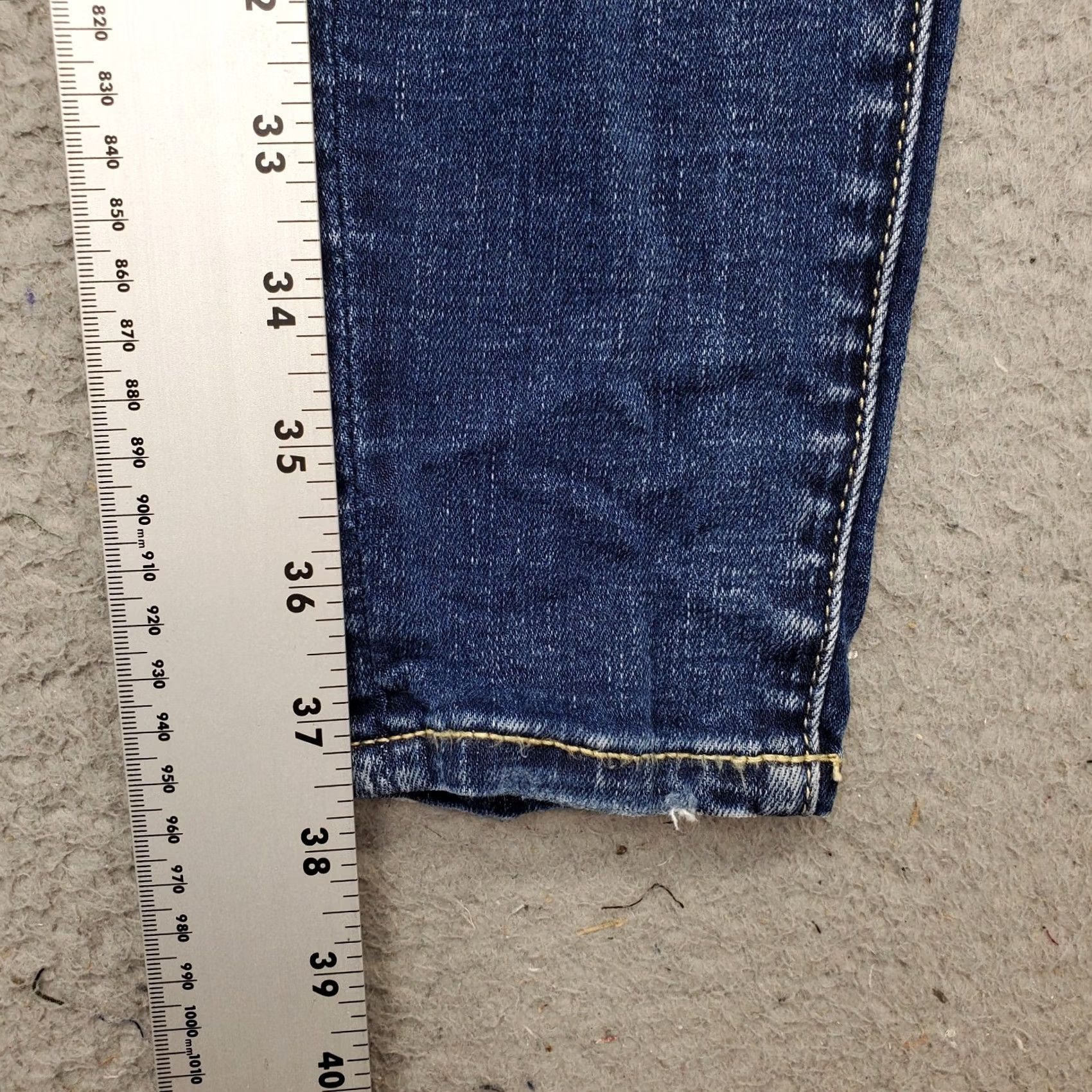 American Eagle Outfitters American Eagle Outfitters Jeans Womens Size 00 Blue Denim Super Stretch Skinny 5-Pocket Design Clothing Mens Women Lips? Size 24" / US 00 / IT 34 - 3 Thumbnail