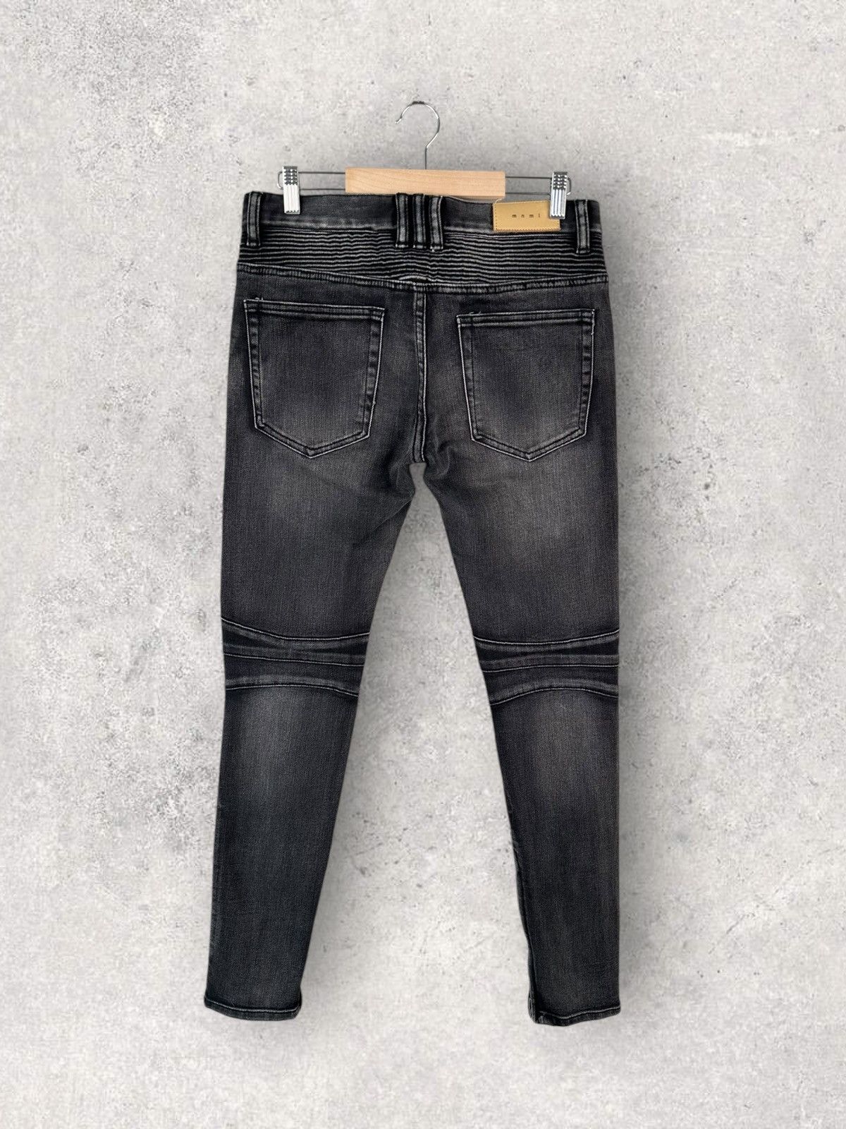 MNML MNML Skinny Avant Garde Jeans Pants Size US 29 - 2 Thumbnail