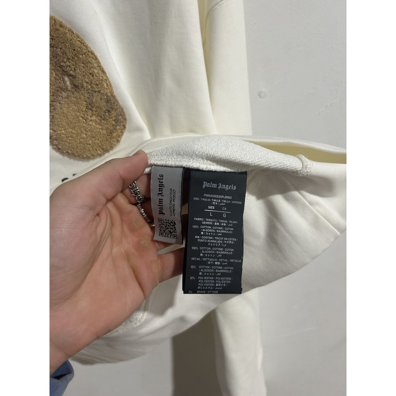 Palm Angels PALM ANGELS BEAR IN MIND CREWNECK SWEATSHIRT SIZE LARGE NEW Size US L / EU 52-54 / 3 - 5 Thumbnail