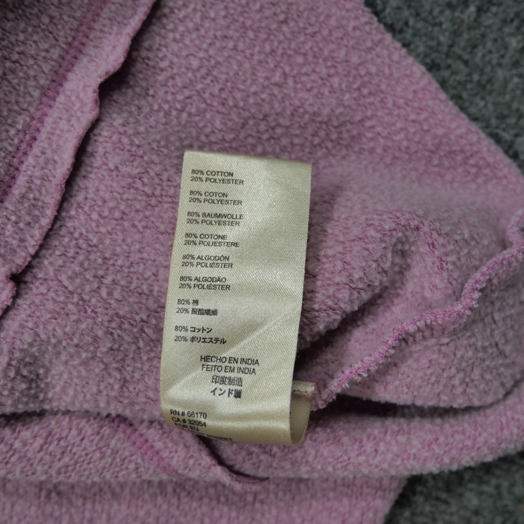 Free People We The Free Sweatshirt Womens Large Purple Raw Hem Balloon Sleeve Free People Size L / US 10 / IT 46 - 6 Thumbnail