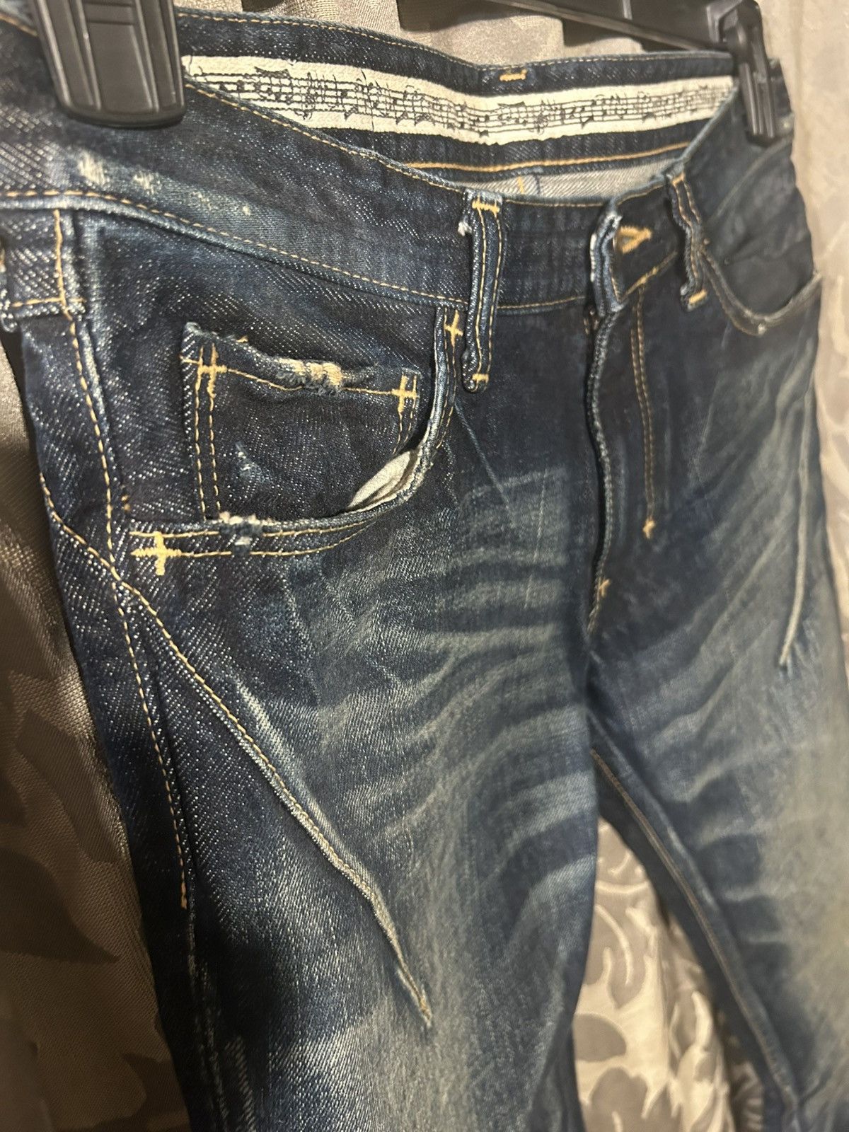 Number (N)ine Number (N)ine SS08 Skinny Pain Dart Denim Size US 29 - 2 Thumbnail