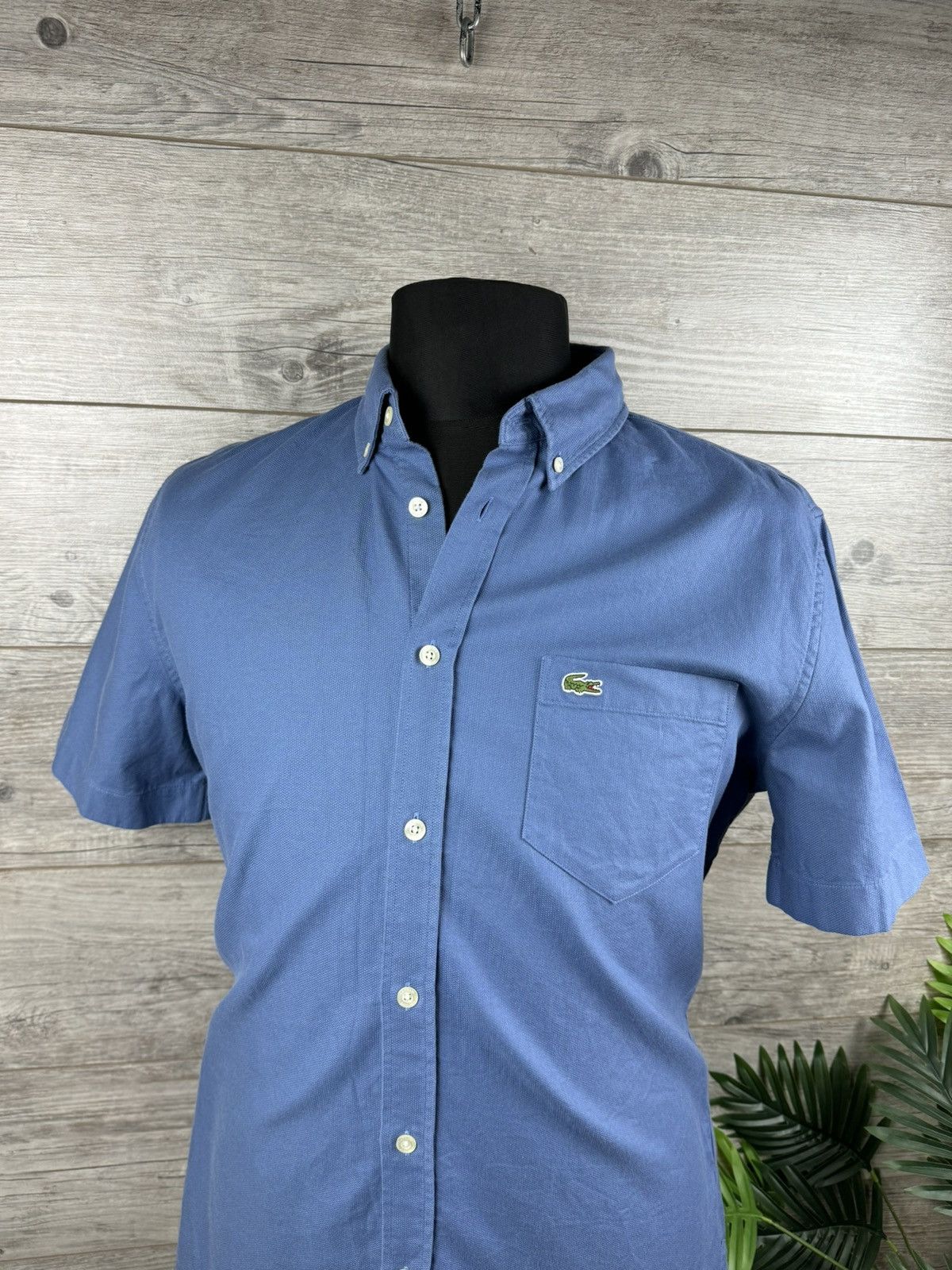 Lacoste × Vintage Lacoste Short-sleeved shirt 👔 Size L Size US L / EU 52-54 / 3 - 1 Thumbnail