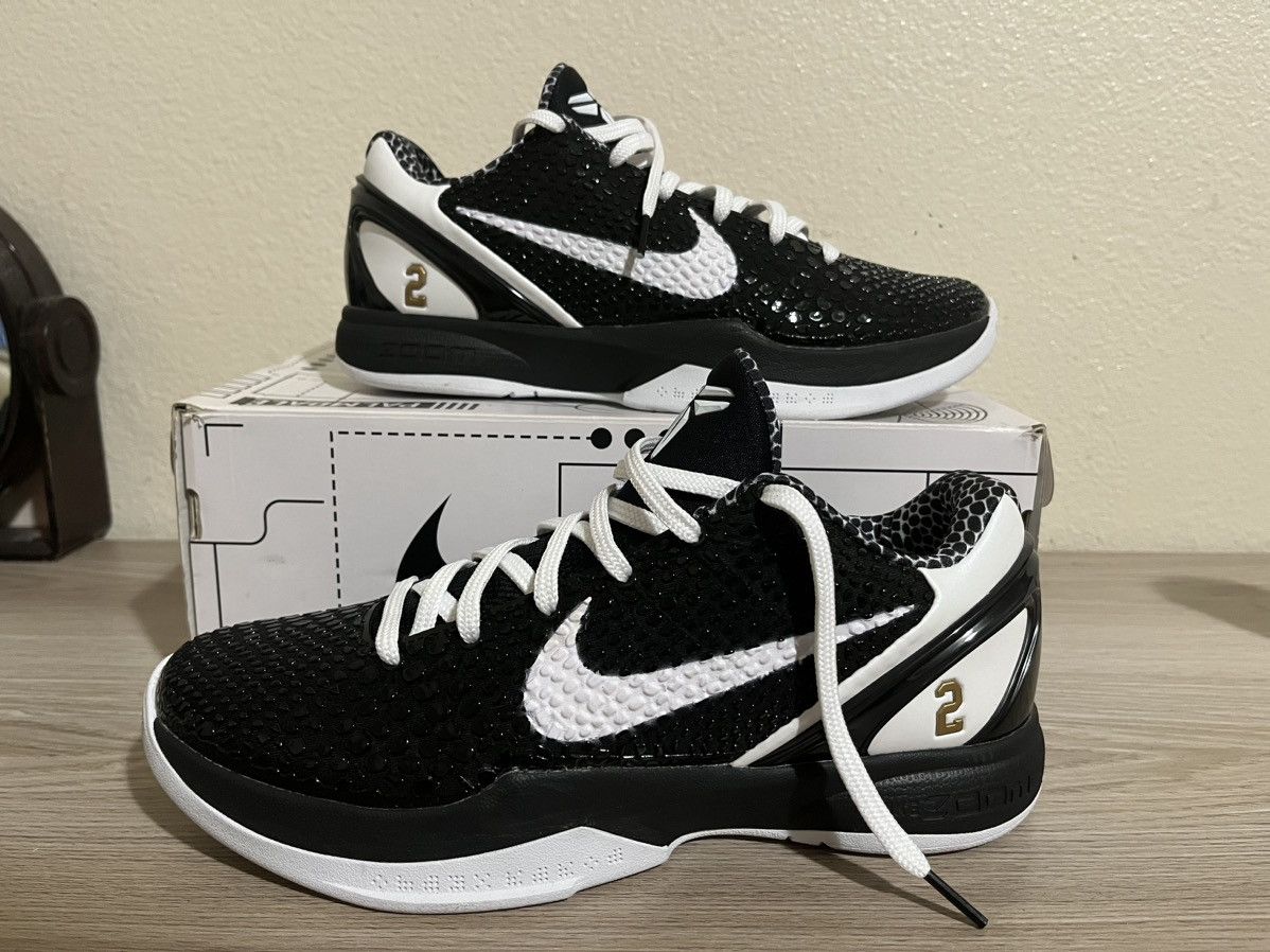 image of Nike Kobe 6 Mambacita Sweet 16 Shoes in Black, Men's (Size 10)