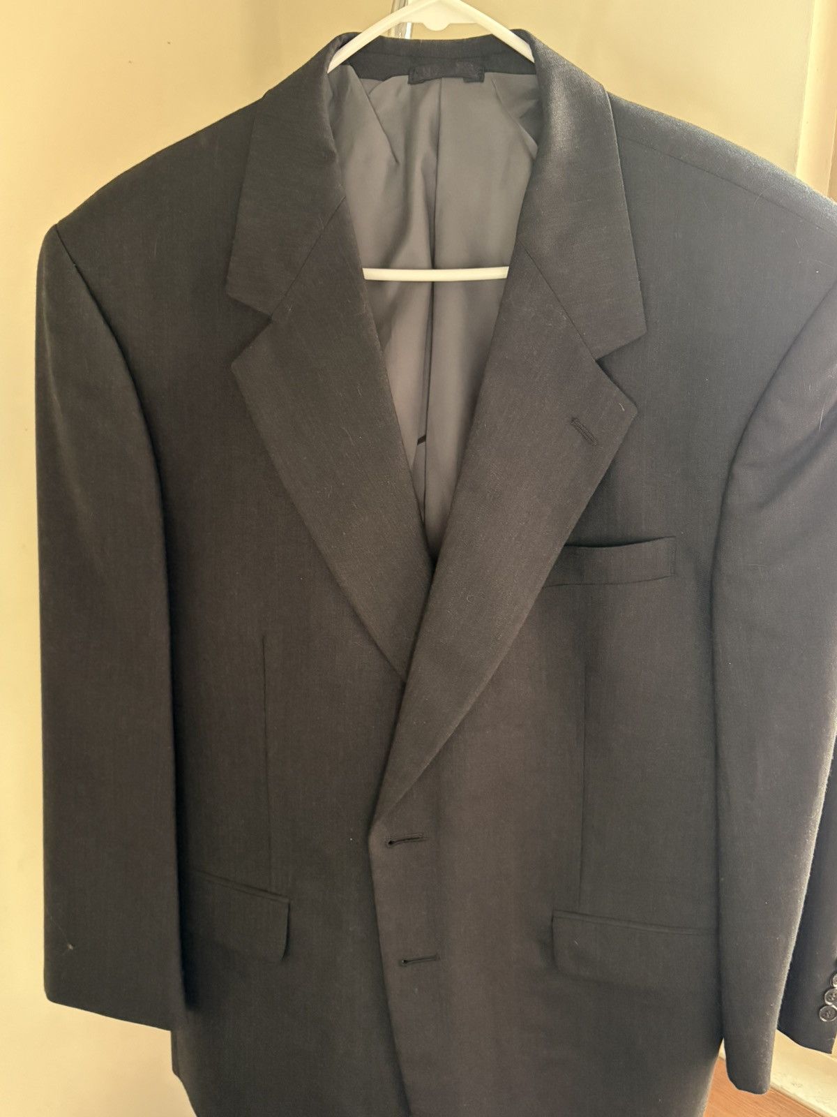 Albert Nipon 100% Pure Wool Vintage Suit Size 40R - 6 Thumbnail