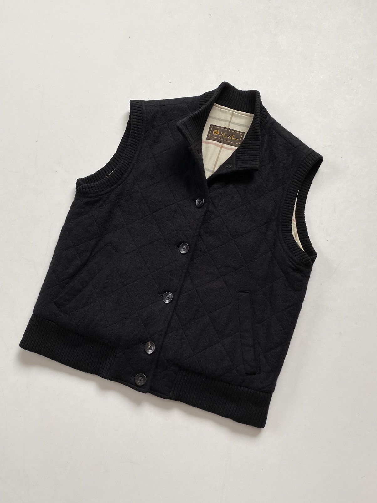 Loro Piana 🔥RRP 2400$ Loro Piana Diamond Quilted 100% Cashmere Vest Size S / US 4 / IT 40 - 2 Thumbnail