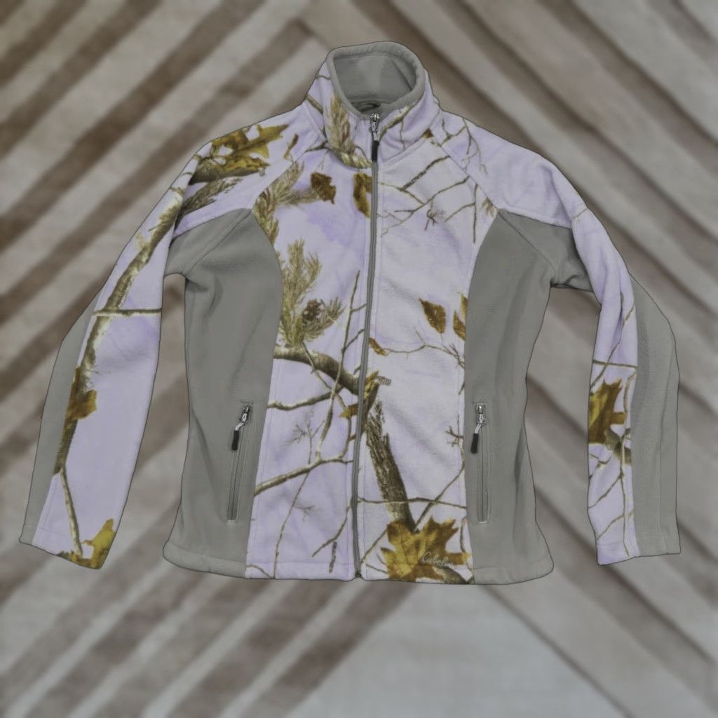 Vintage Cabelas Jacket Womens Medium Purple Camouflage Outdoors Casual Size M / US 6-8 / IT 42-44 - 1 Thumbnail