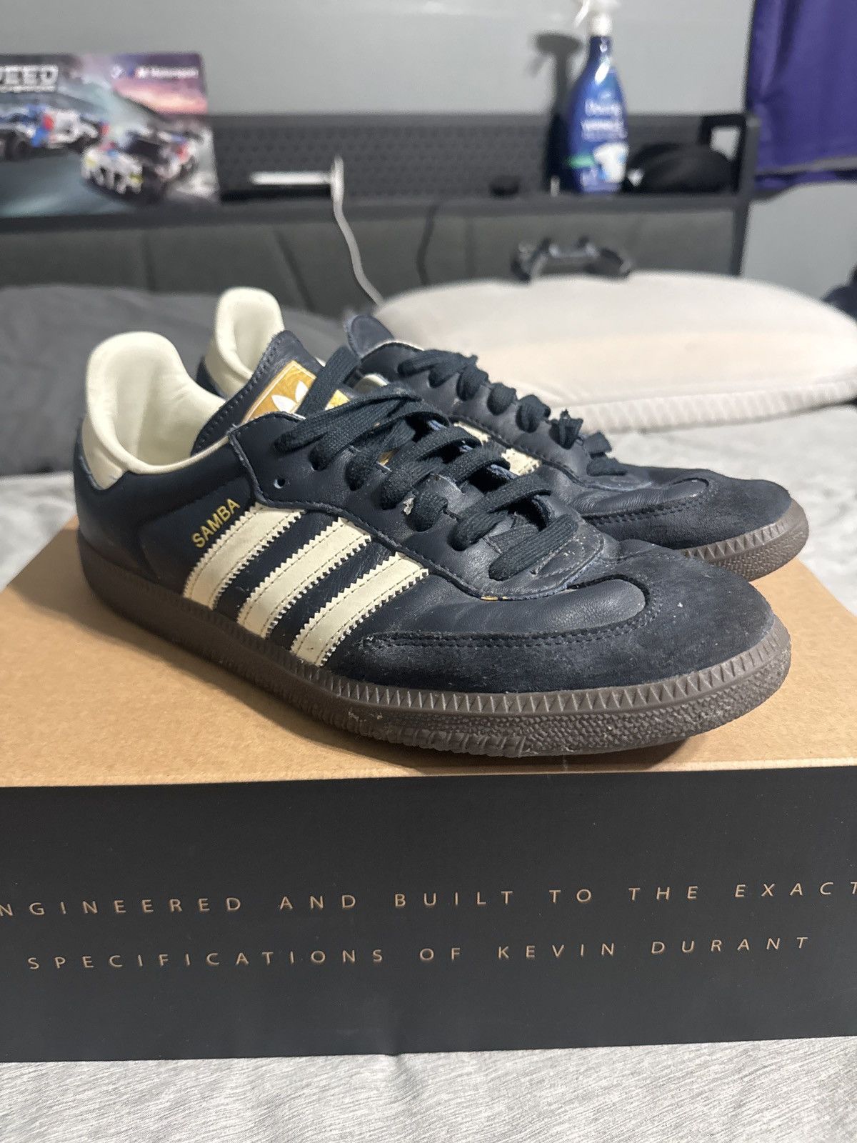 Adidas Adidas Samba Navy Blue Size US 10 / EU 43 - 1 Thumbnail