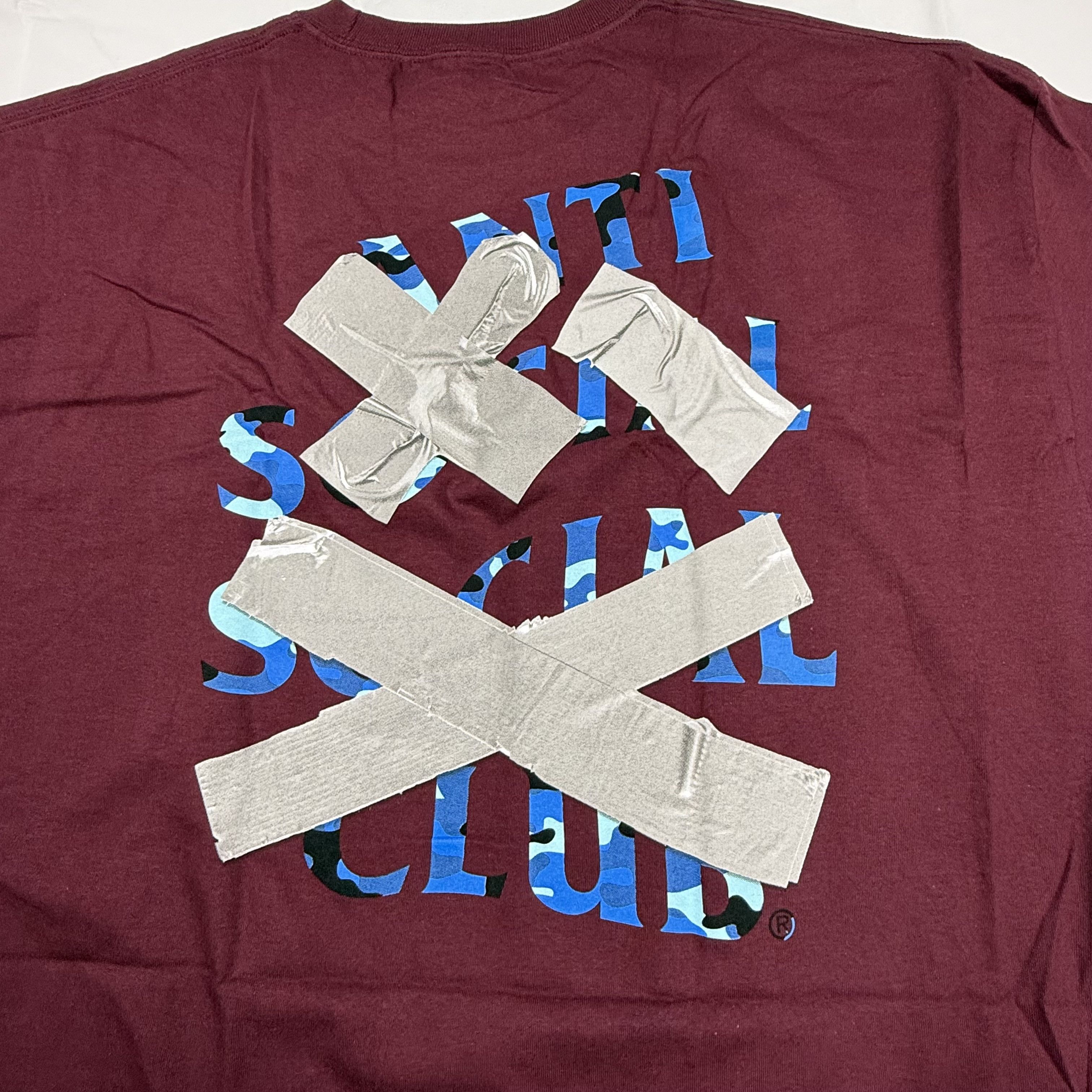 Anti Social Social Club Anti Social Social Club Duct Tape Blue Camo Logo T-Shirt Size US XXL / EU 58 / 5 - 2 Thumbnail