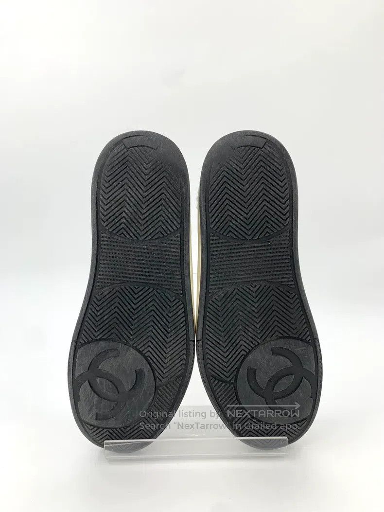 Chanel Chanel Black and white colour matching plush logo letter l Size US 6.5 / IT 36.5 - 5 Thumbnail