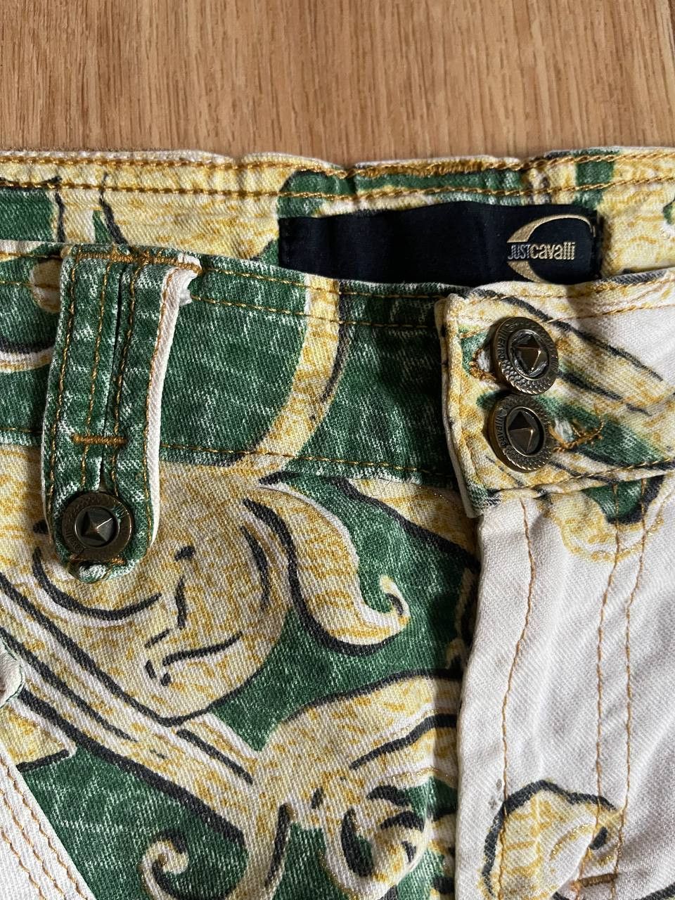 Just Cavalli × Roberto Cavalli Just Cavalli Baroque Print Capri Size 26" / US 2 / IT 38 - 14 Thumbnail