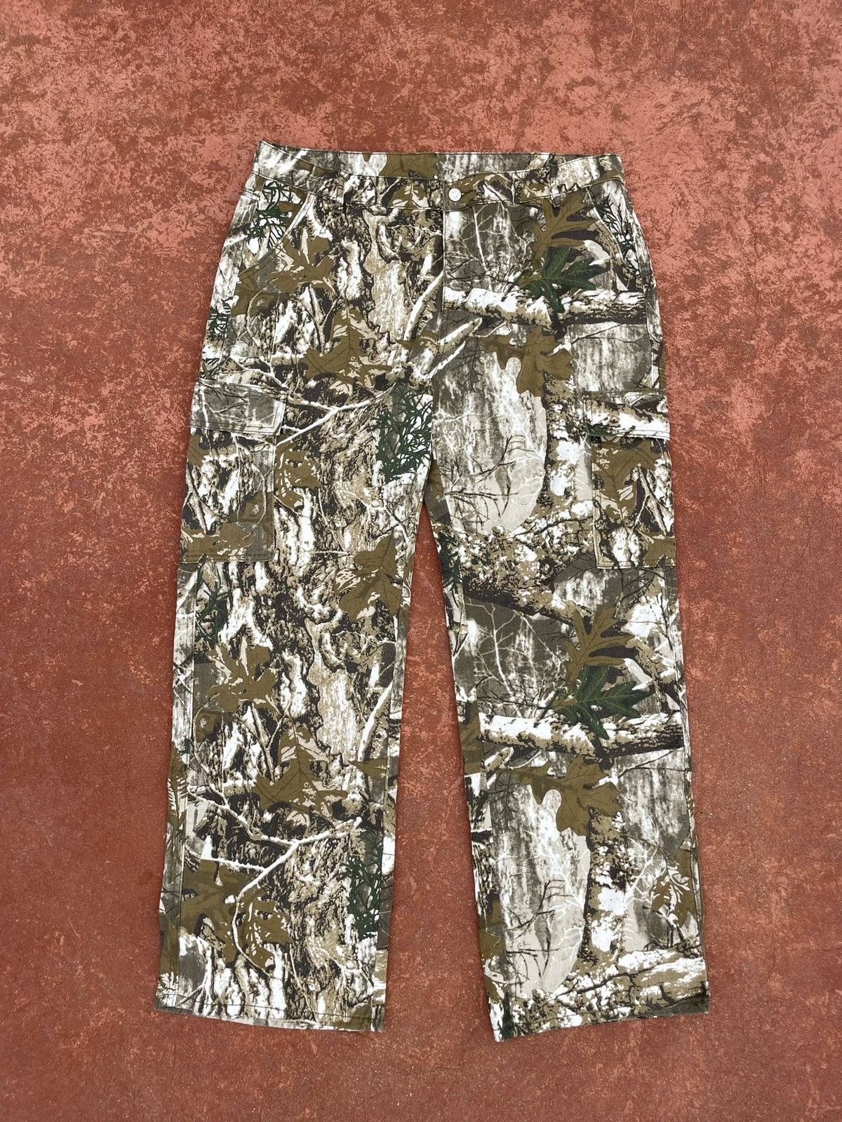 Realtree Vintage 90s Baggy Real Tree Camo Workwear Hype Wide Pants Size US 38 / EU 54 - 1 Thumbnail
