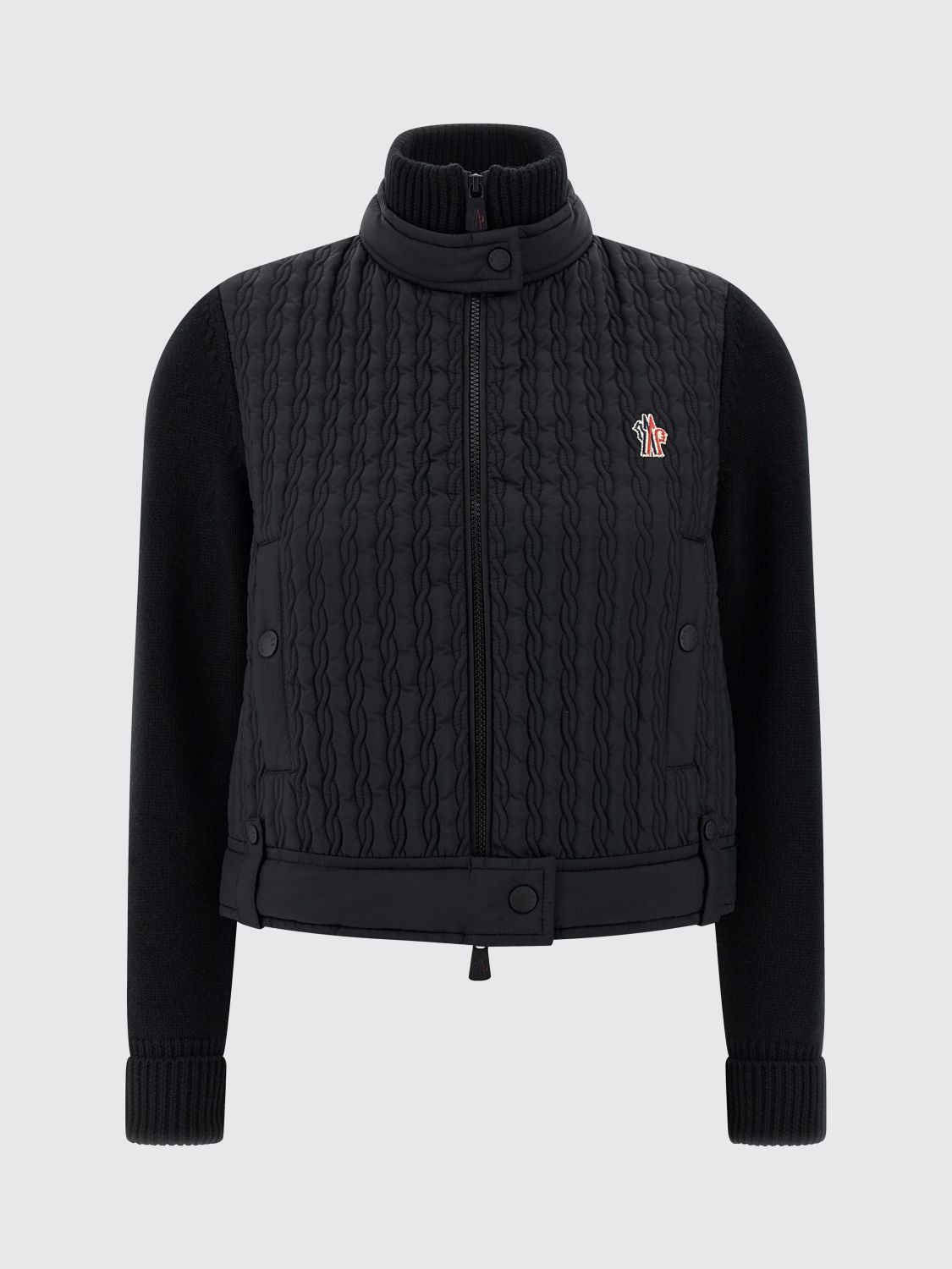Moncler Moncler Cardigan Woman Black Size L / US 10 / IT 46 - 1 Thumbnail