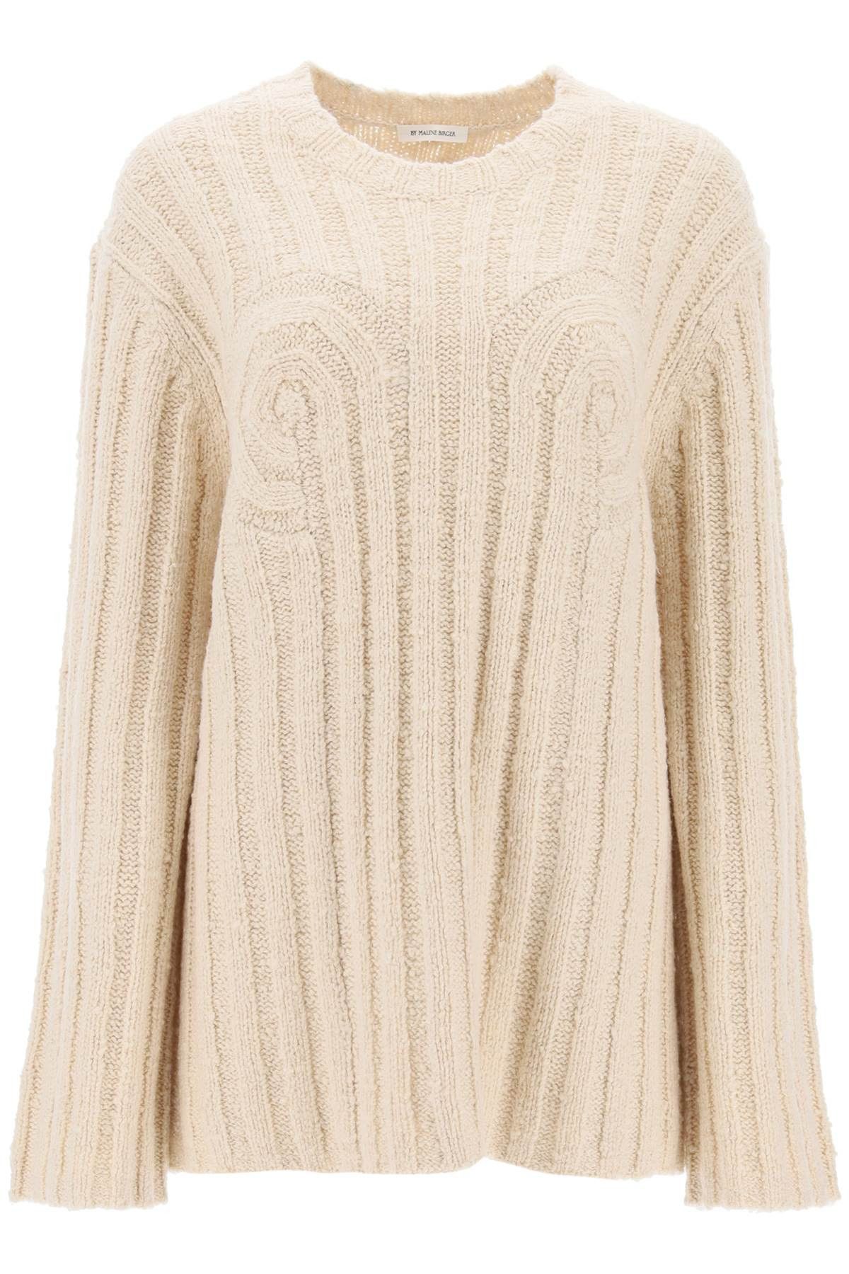 image of By Malene Birger "cirra Ribbed Knit Pul in Beige, Women's (Size Medium)
