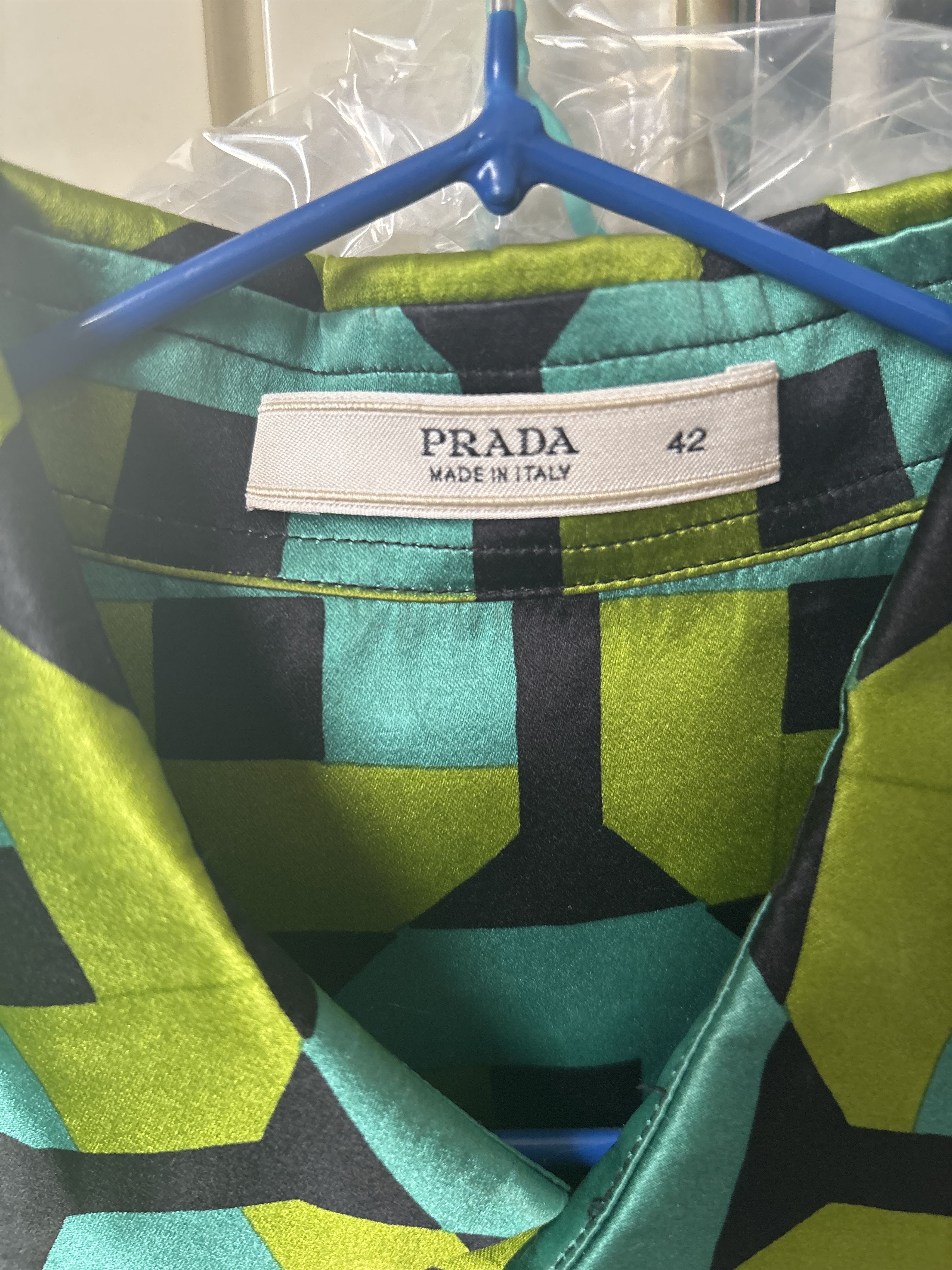 Prada Prada x Holliday & Brown a/w03 silk shirt Size M / US 6-8 / IT 42-44 - 5 Thumbnail