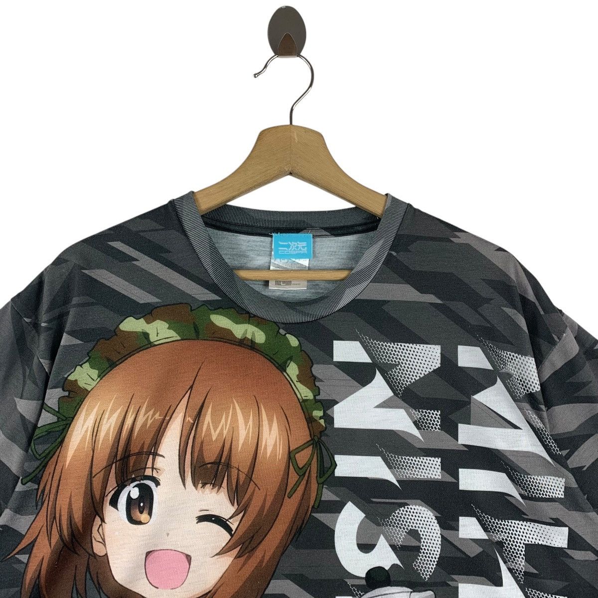Anime × Japanese Brand GIRLZ Und PUNZER japanese full print anime tee Size US L / EU 52-54 / 3 - 2 Thumbnail