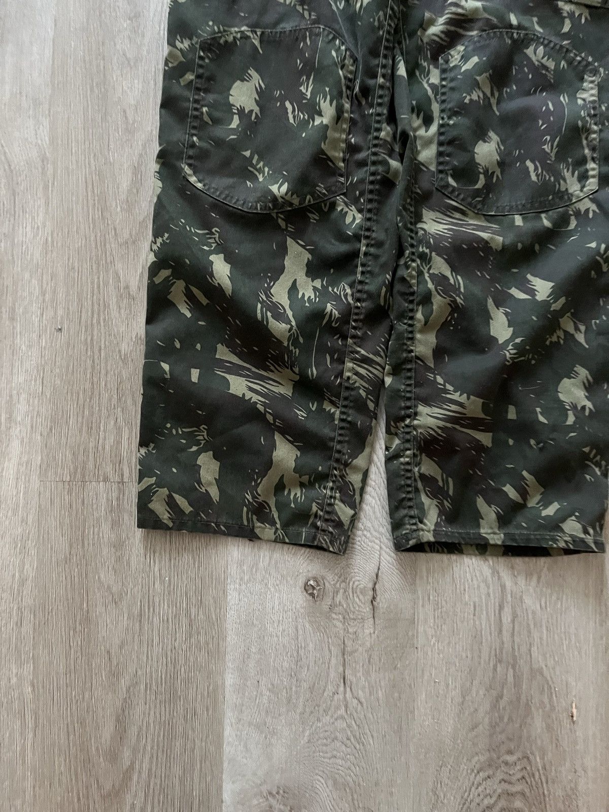 Vintage 1998 Original Brazil Army Issue Lizard Camo Trousers Size US 32 / EU 48 - 15 Thumbnail