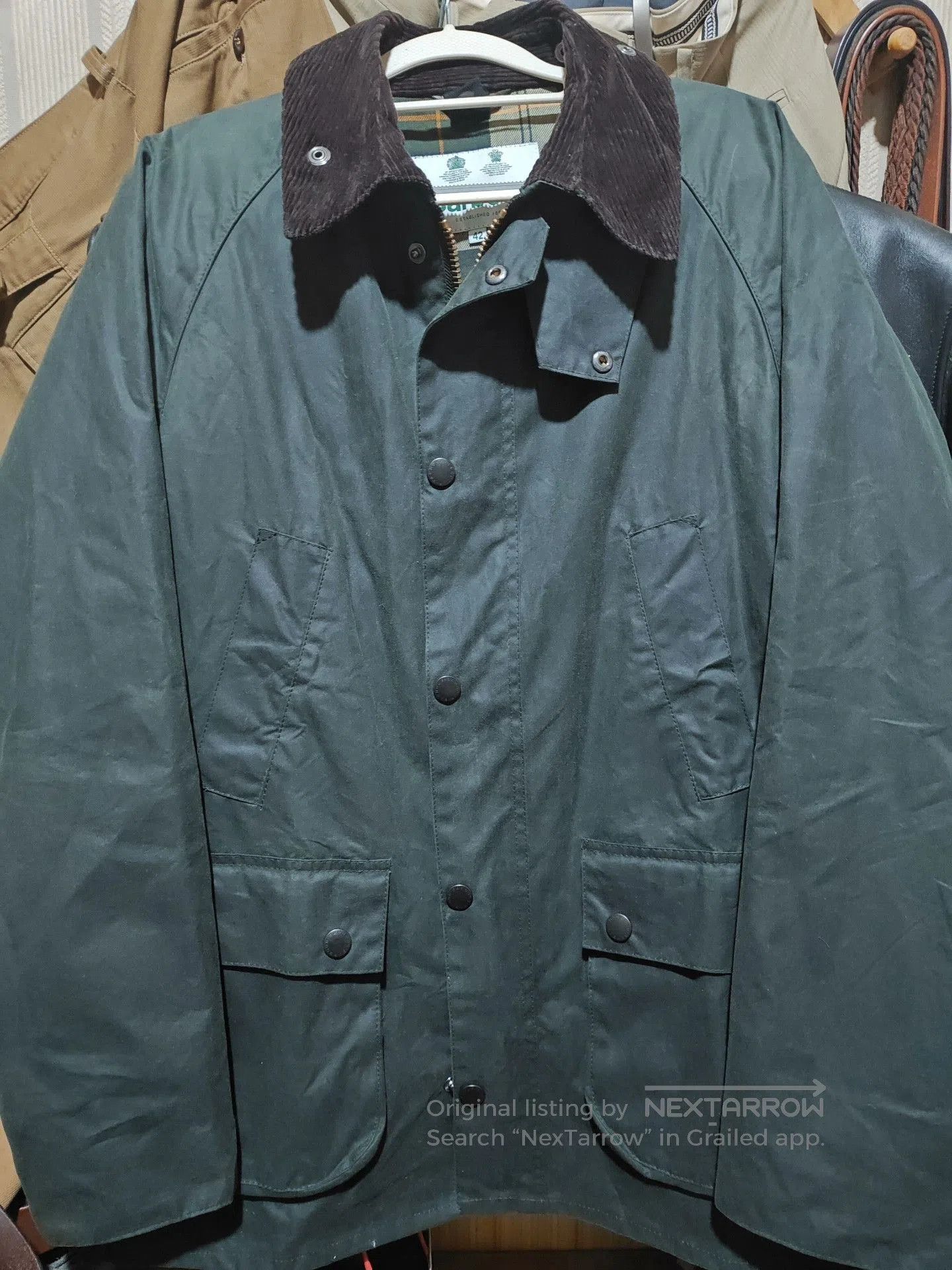 Barbour Bedale SL Slim Waxed Jacket.