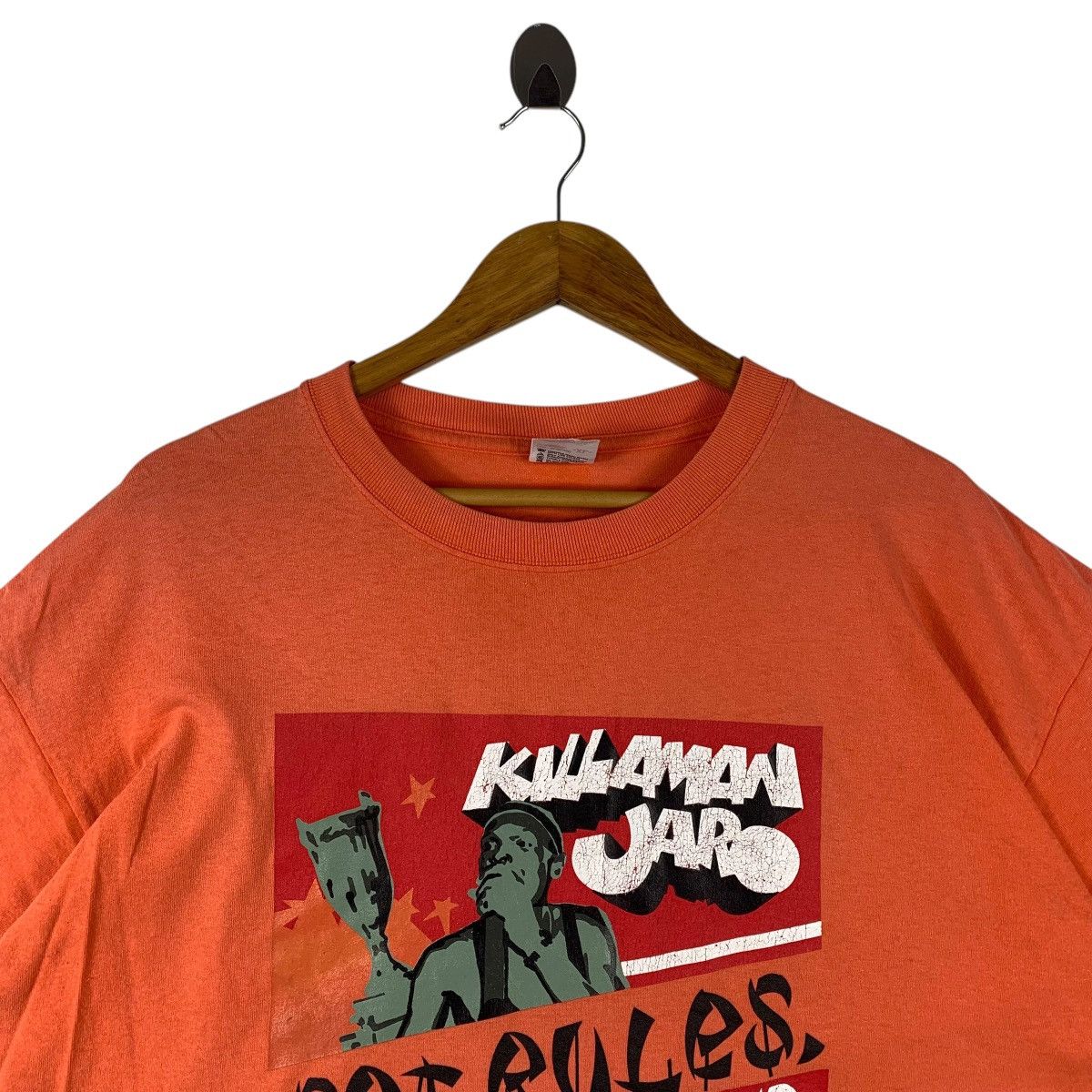 Anvil Vintag KILLAMAN JARO T.O.K set laws jamaican raggae tshirt Size US XL / EU 56 / 4 - 2 Thumbnail