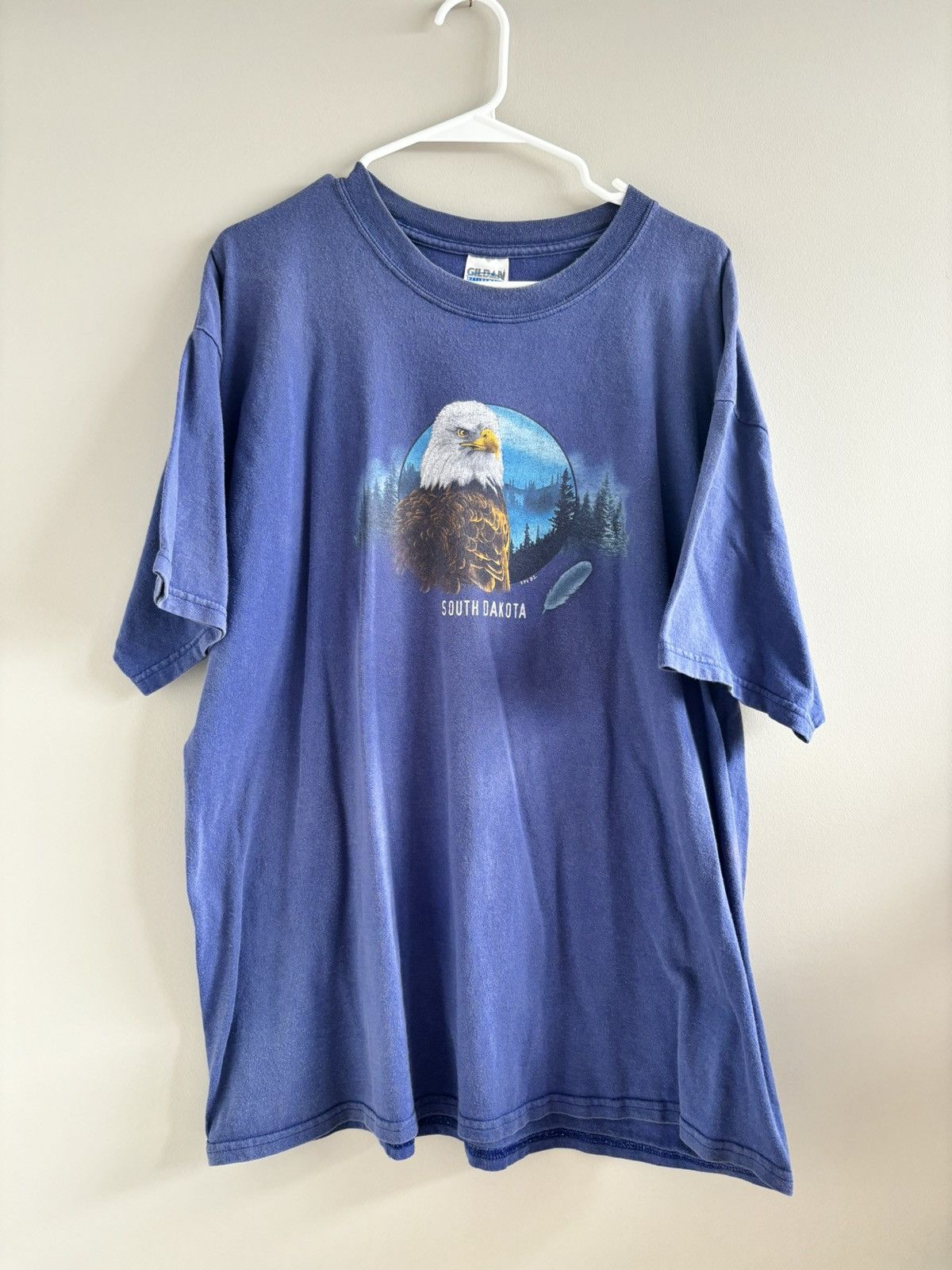 Vintage Vintage South Dakota Eagle Tee Size US XL / EU 56 / 4 - 1 Thumbnail